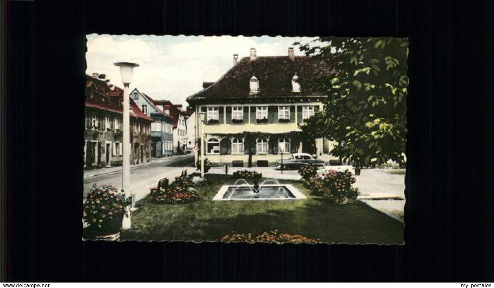 41228886 Kandern Blumenplatz Springbrunnen Kandern - Kandern