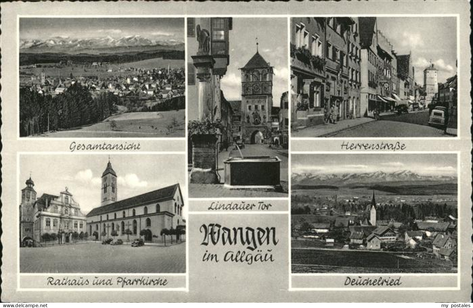 41228581 Wangen Allgaeu Herrenstrasse Lindauer Tor Rathaus Pfarrkirche Deuchelri - Wangen I. Allg.