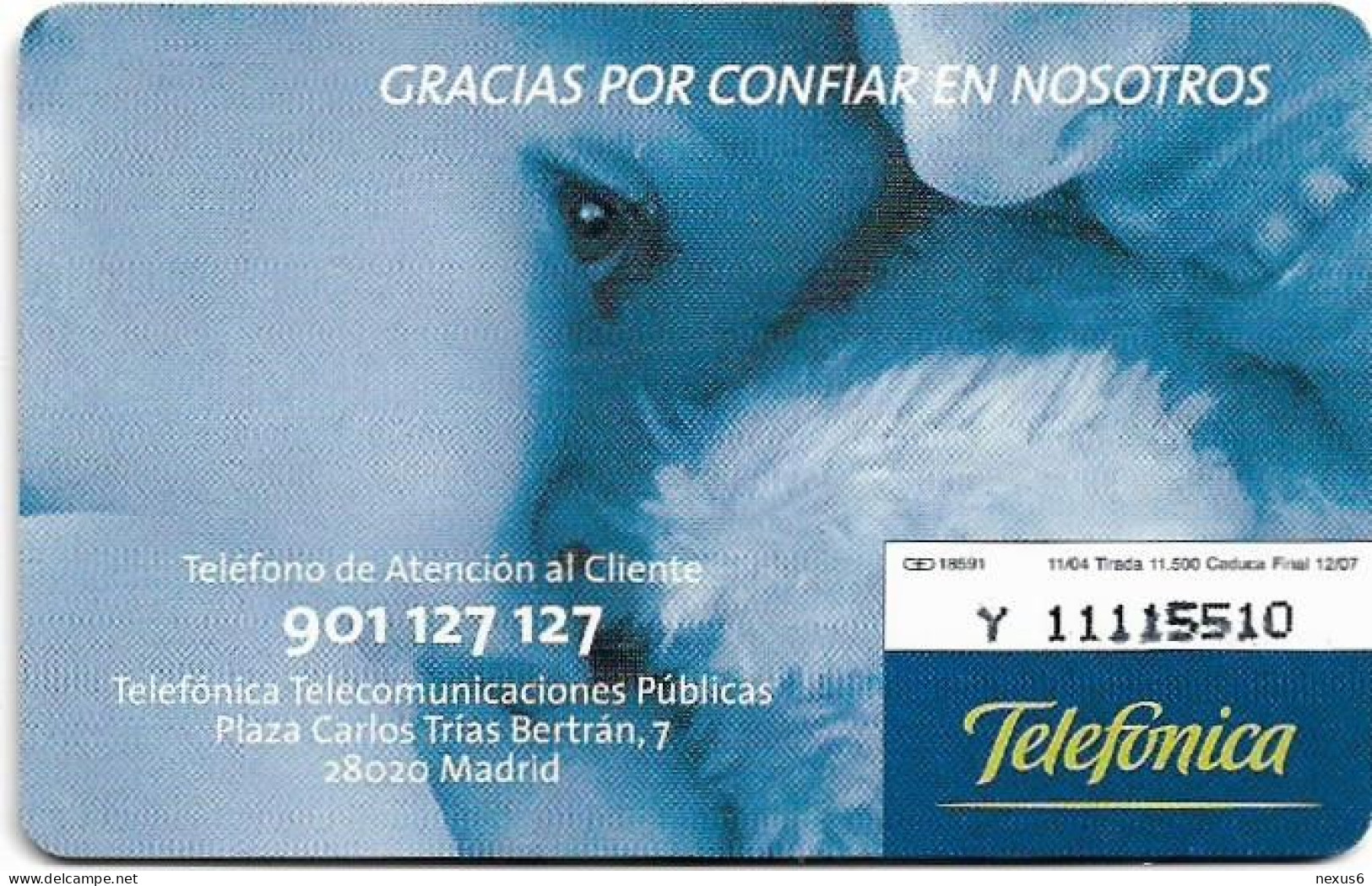 Spain - Telefónica - Cuidamos Tu Confianza - Baby And Mom - P-558 - 11.2004, 3€, 11.500ex, Used - Private Issues