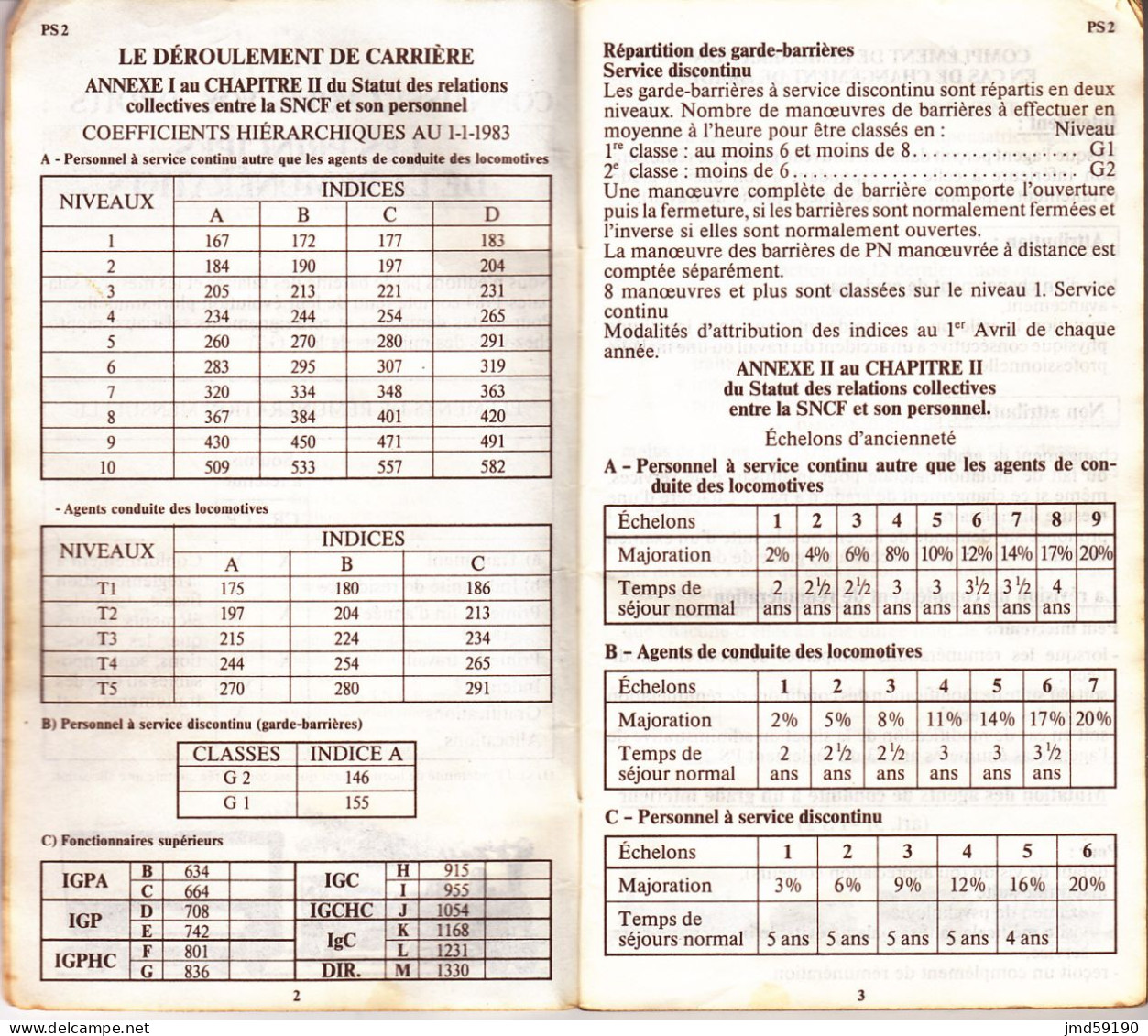 SNCF - GUIDE PRATIQUE DE CERTAINS REGLEMENTS - 1984, Petit  Guide De 90 Pages - Spoorweg