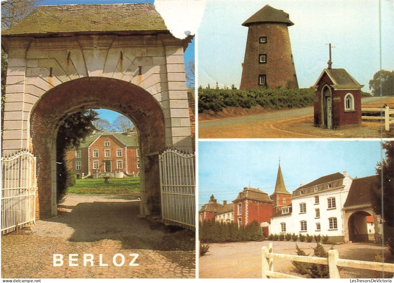 BELGIQUE - Moulin Et Chapelle De Corswarem - Vue Générale De L'entrée Du Château De Rosous-- Carte Postale - Berloz