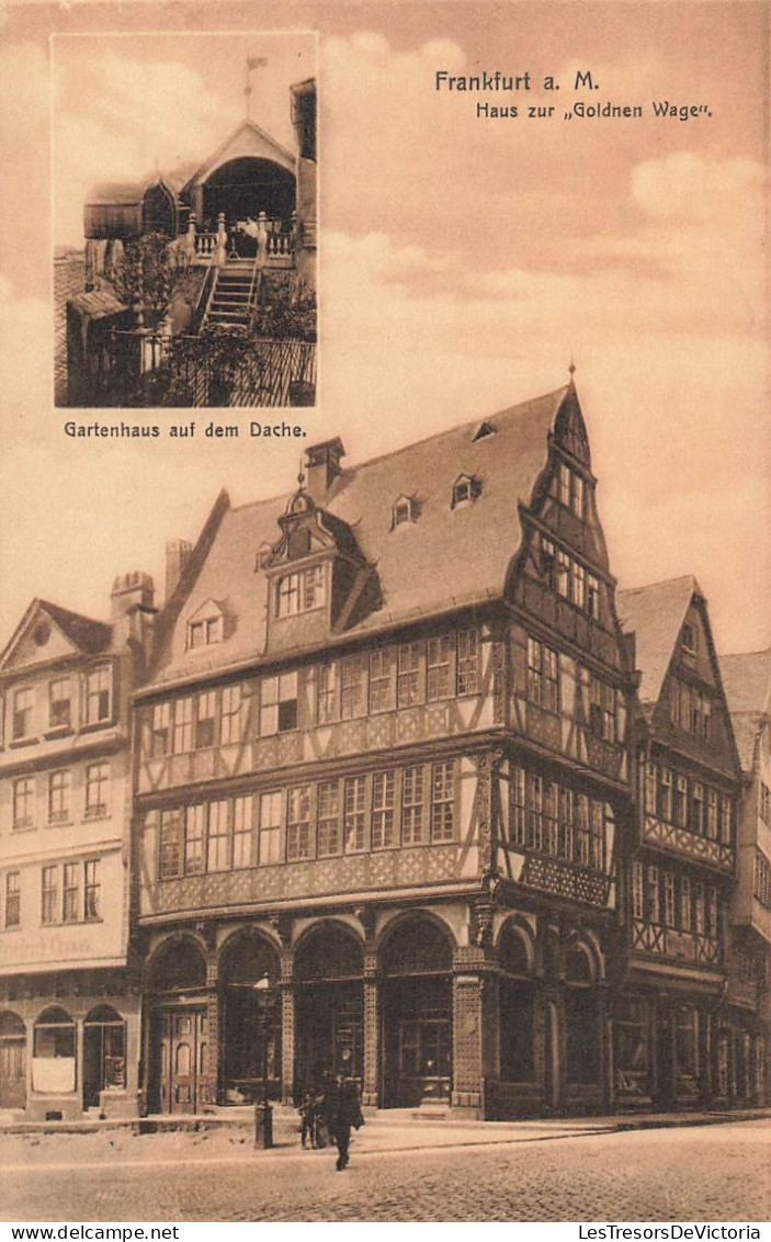 ALLEMAGNE - Frankfurt A.M. - Haus  Zur Goldnen Wage - Gartenhaus Auf Dem Dache - Carte Postale Ancienne - Frankfurt A. Main