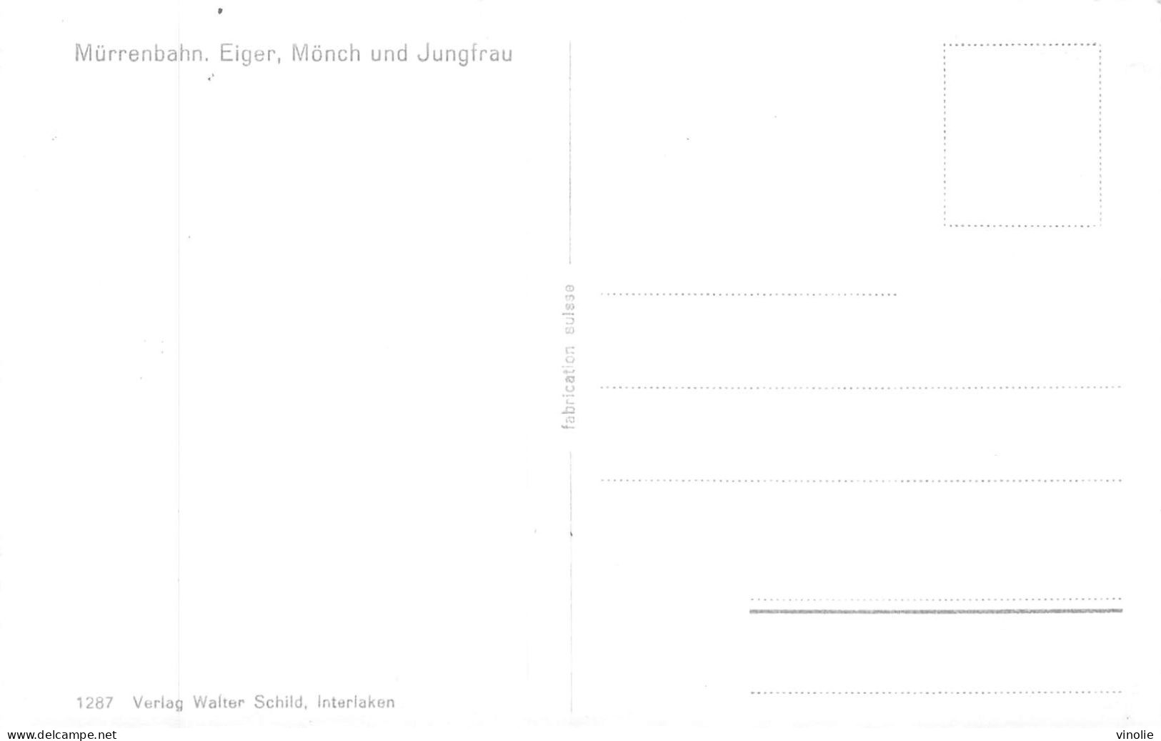 24-1800 : MÜRRENBAHN. EIGER. MÖNCH UND JUNGFRAU - Mürren