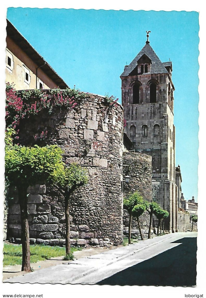 TORRE Y MURALLA DE SAN ISIDORO / ST. ISIDORE'S TOWER AND WALL.- CASTILLA Y LEON.- LEON.-  ( ESPAÑA ). - León