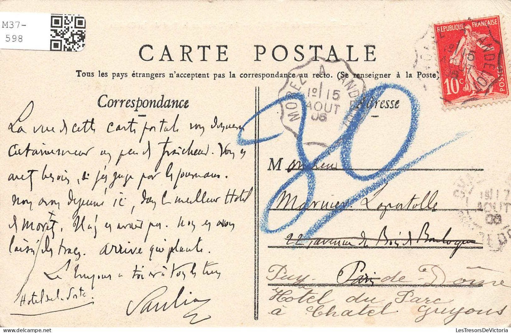 FRANCE - Environs De Morez - Le Turu Et Le Bief De La Chaille - Carte Postale Ancienne - Morez