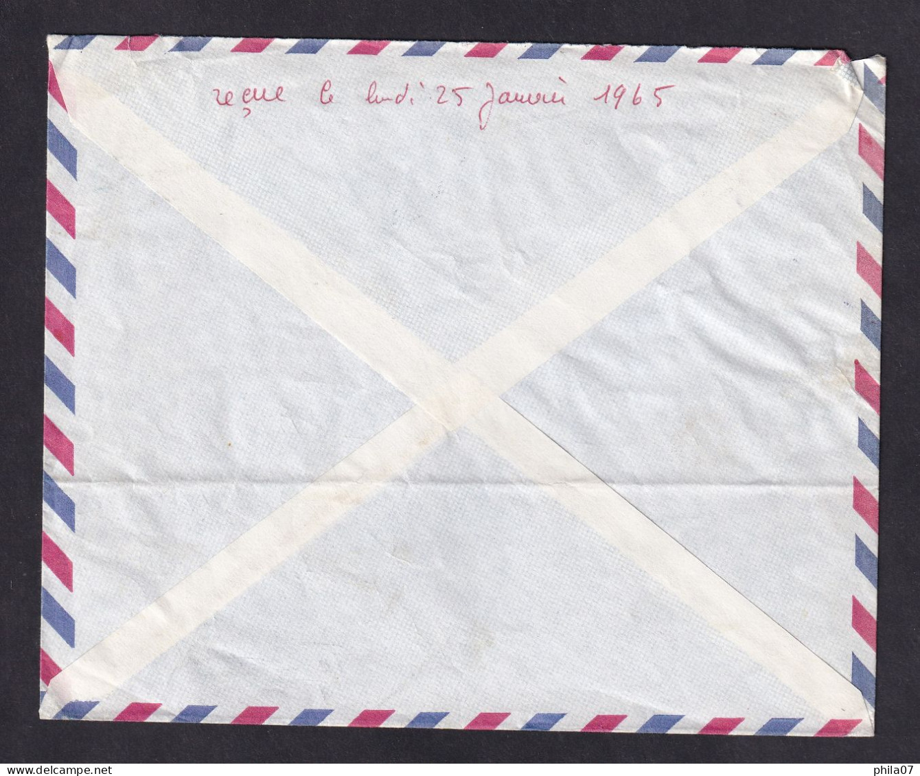 BELGIAN CONGO - Nice Air Mail Envelope Sent From Congo To France, Nice Franking / 2 Scan - Lettres & Documents
