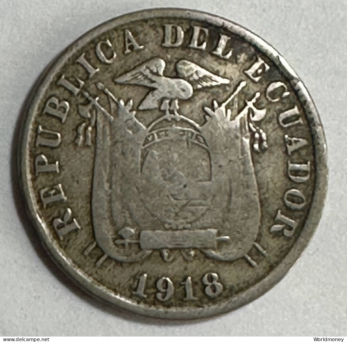 Ecuador 5 Centavos 1918 - Ecuador