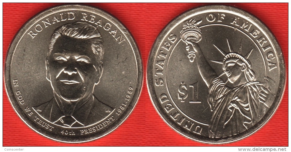 USA 1 Dollar 2016 D Mint "Ronald Reagan" UNC - 2007-…: Presidents