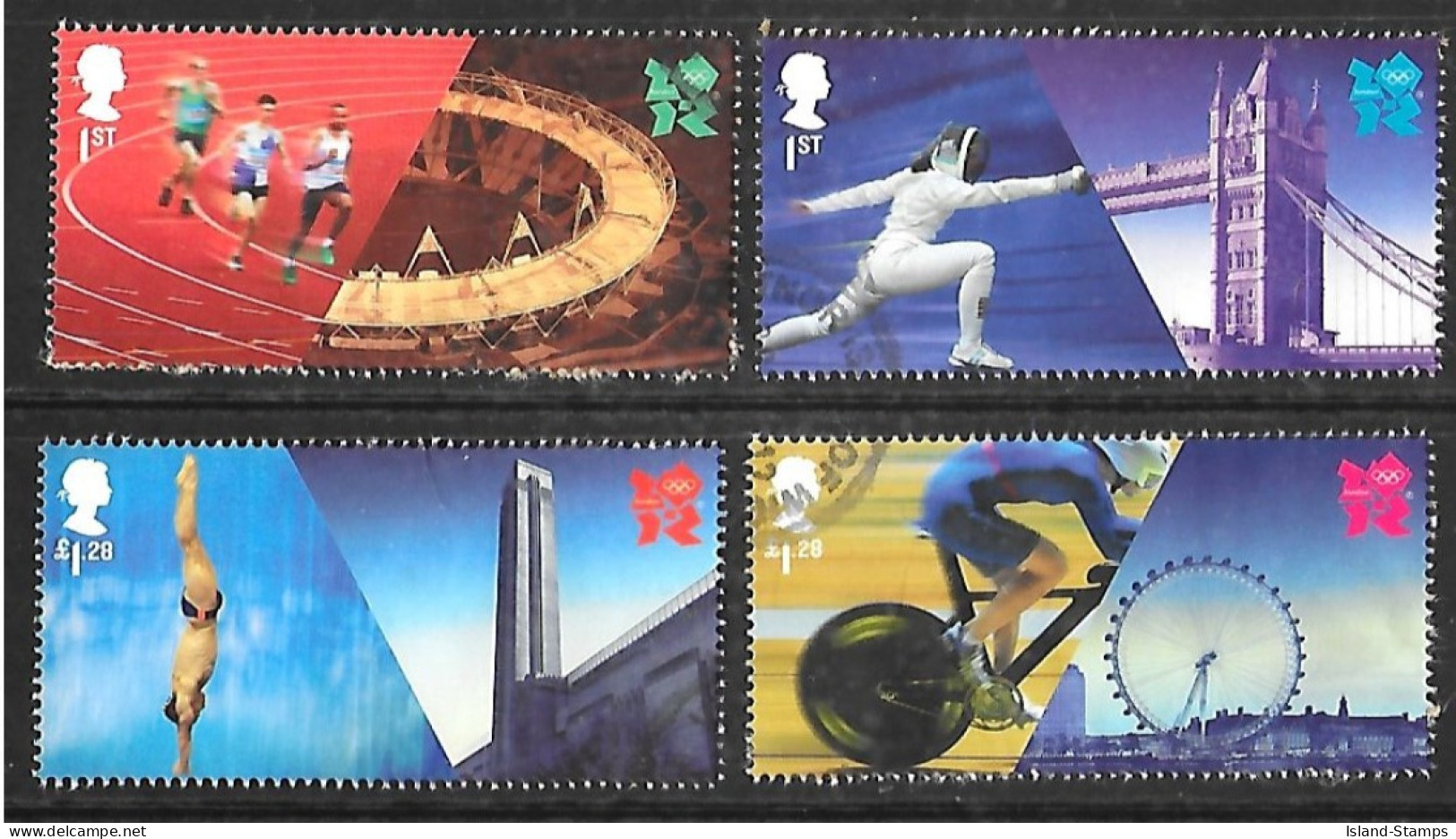 2012 Olympics (Not In SG Cat.) Used Set HRD2-C - Gebraucht