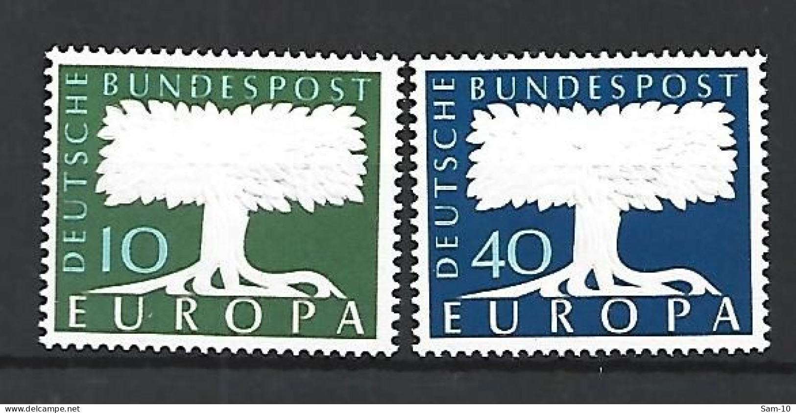 Timbre 1957 Europa Allemagne  En Neuf ** N 140/141 - 1957