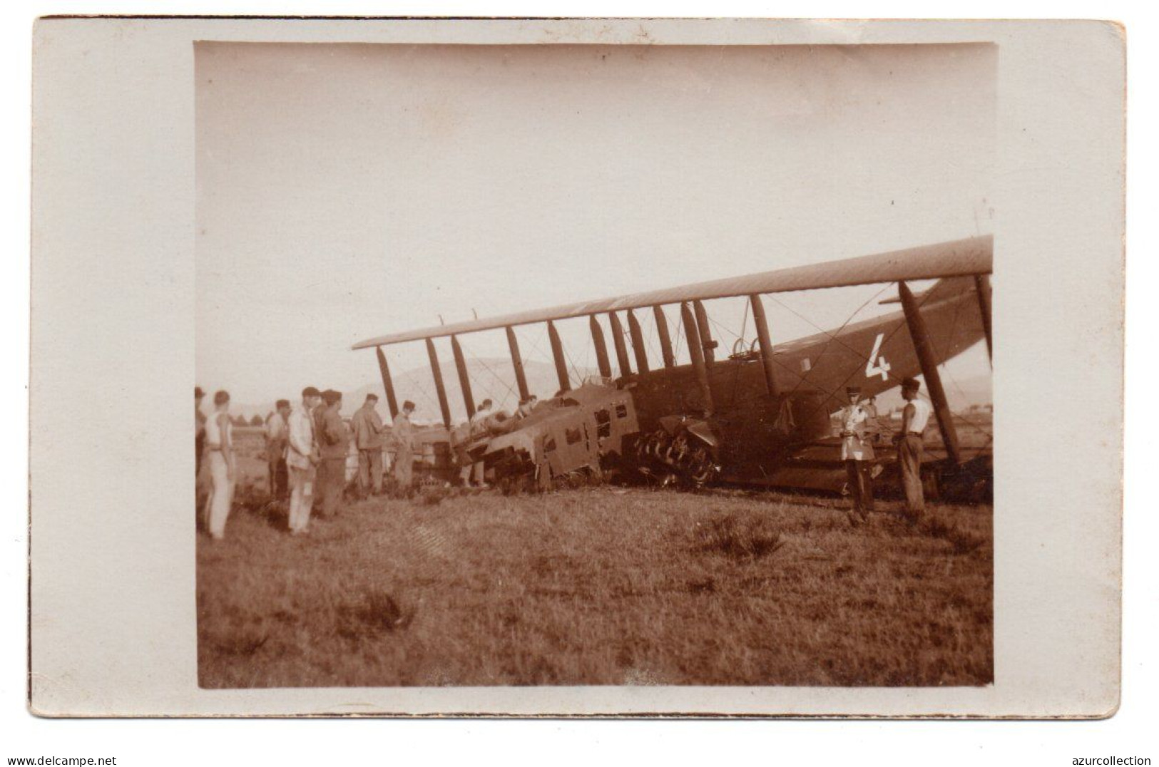 Fez. Goliath De La 10ème Escadrille Du 37ème R.A.V Accidenté. Carte Photo - Accidents