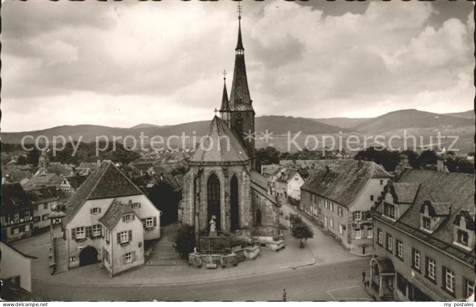 41792735 Deidesheim Kirche Rathaus  Deidesheim - Deidesheim