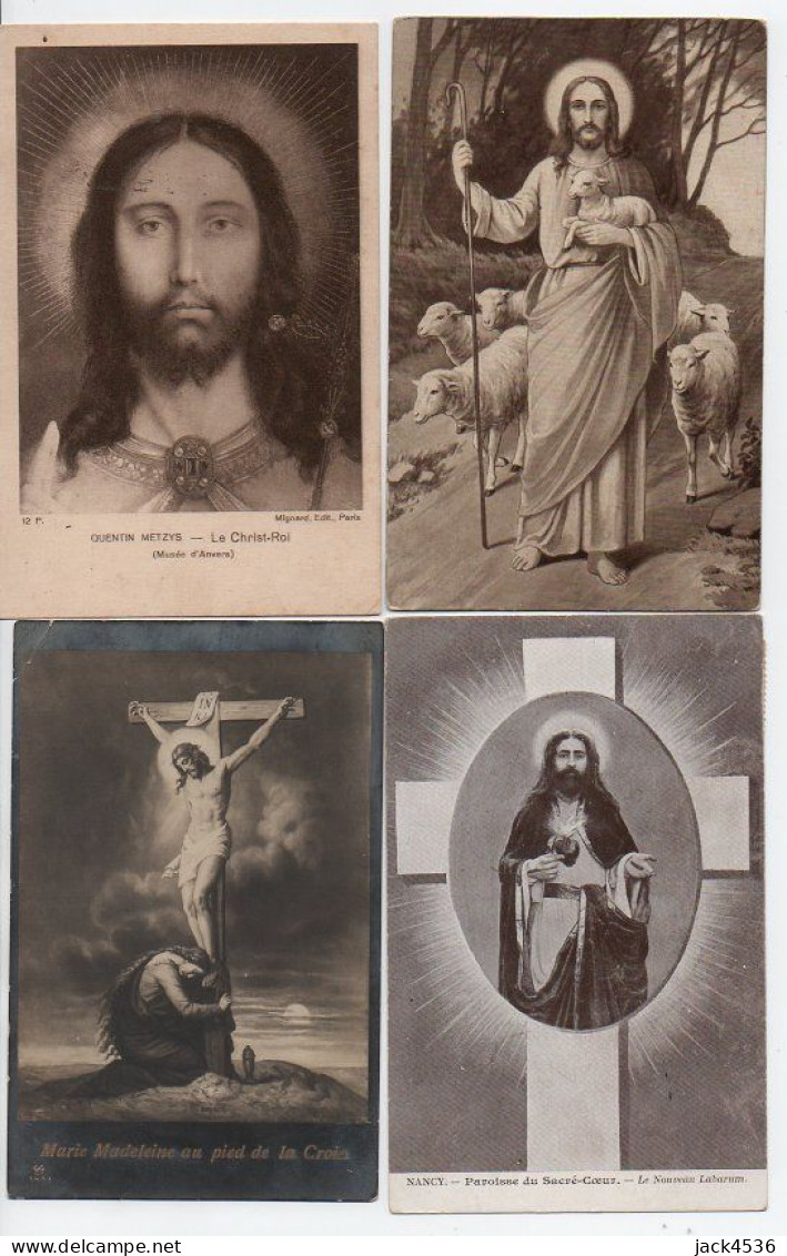 Lot De 32 Cartes Postale Anciennes - Religion Catholique - Personnages, Scènes, - Colecciones Y Lotes