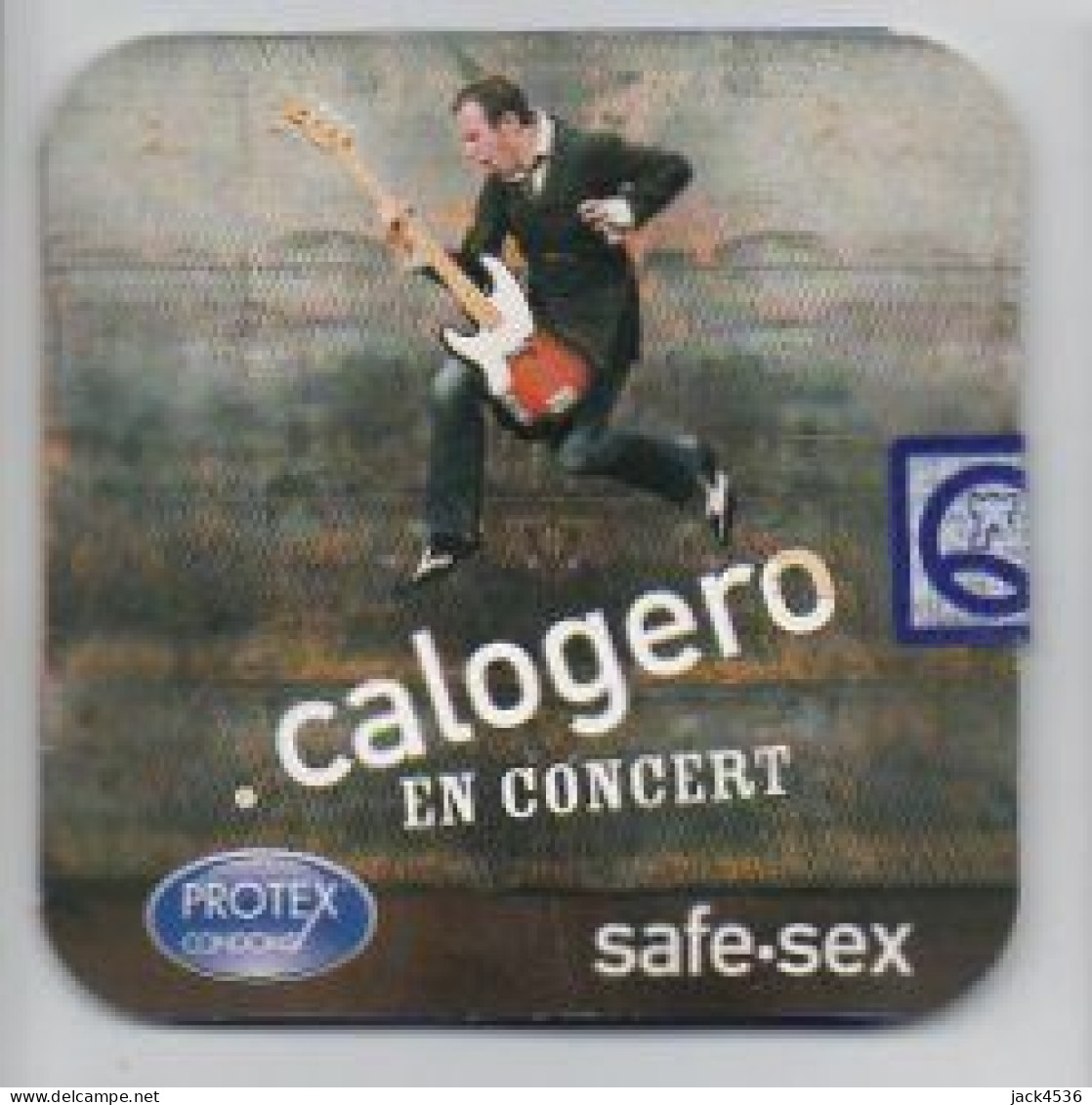 Billet Du Spectacle De CALOGERO - 2005 - ZENITH D' ORLEANS - + Liste De Sa Tournée Et Un Préservatif - Konzertkarten