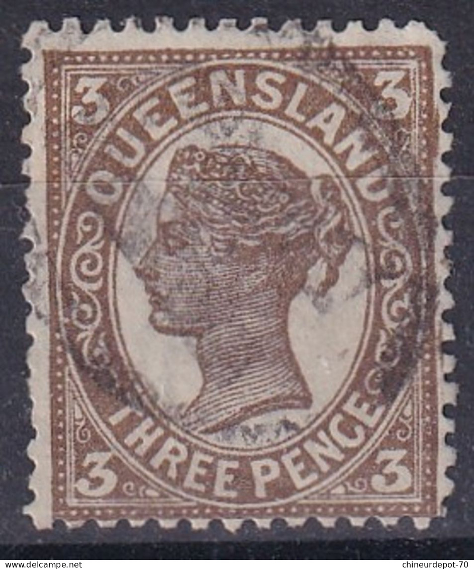 Queensland QUEEN VICTORIA - Oblitérés