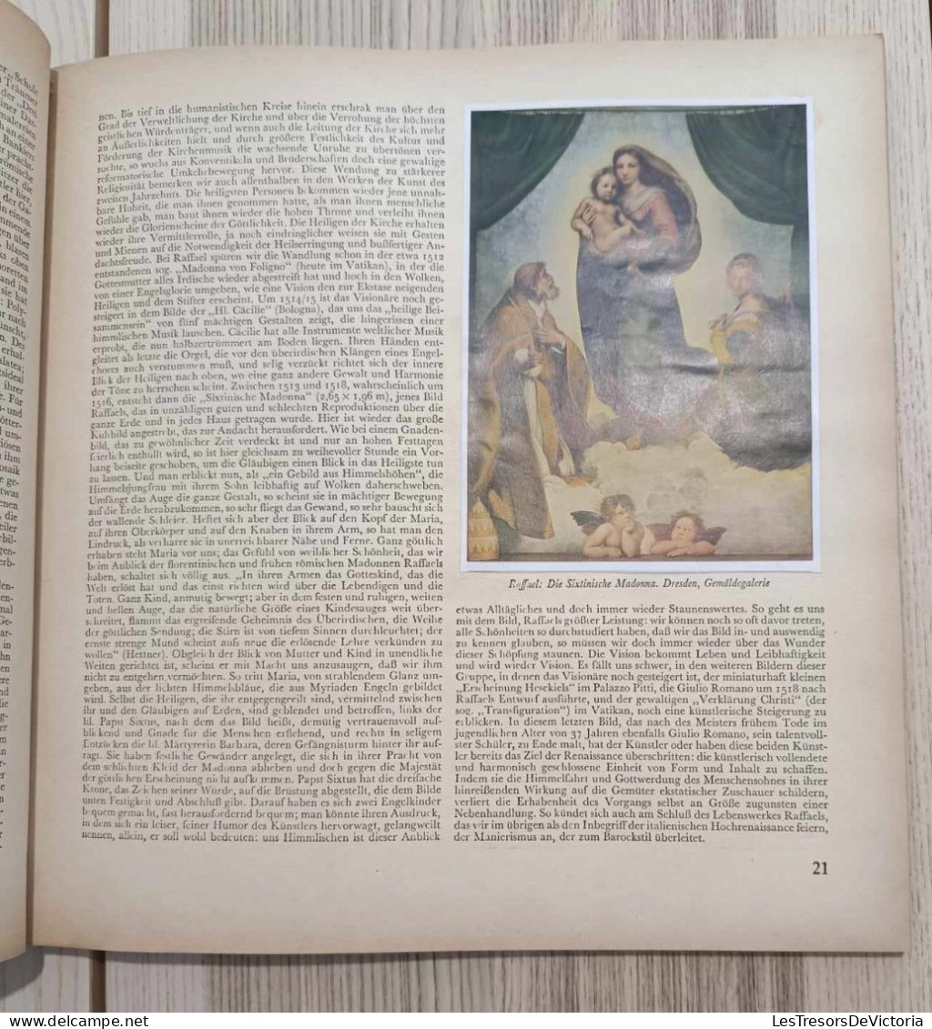 Livre Ancien - Allemand - Die Malerei Der Renaissance - Illustrations Colorisées Collectionnées - Painting & Sculpting