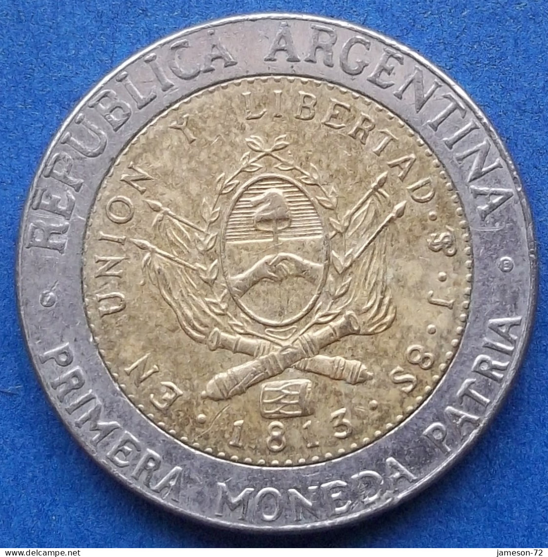 ARGENTINA - 1 Peso 2010 KM# 112.1 Monetary Reform (1992) - Edelweiss Coins - Argentina