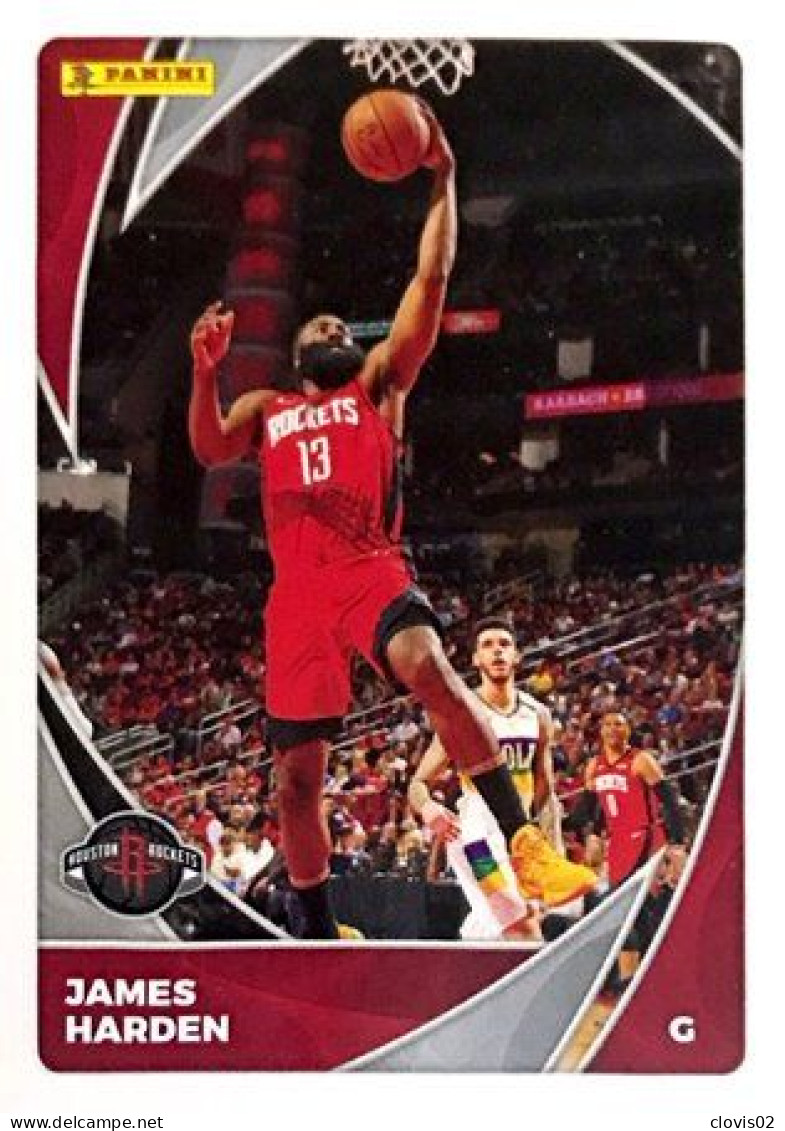 20 James Harden - Houston Rockets - Panini NBA Carte Basketball 2020-2021 - Andere & Zonder Classificatie