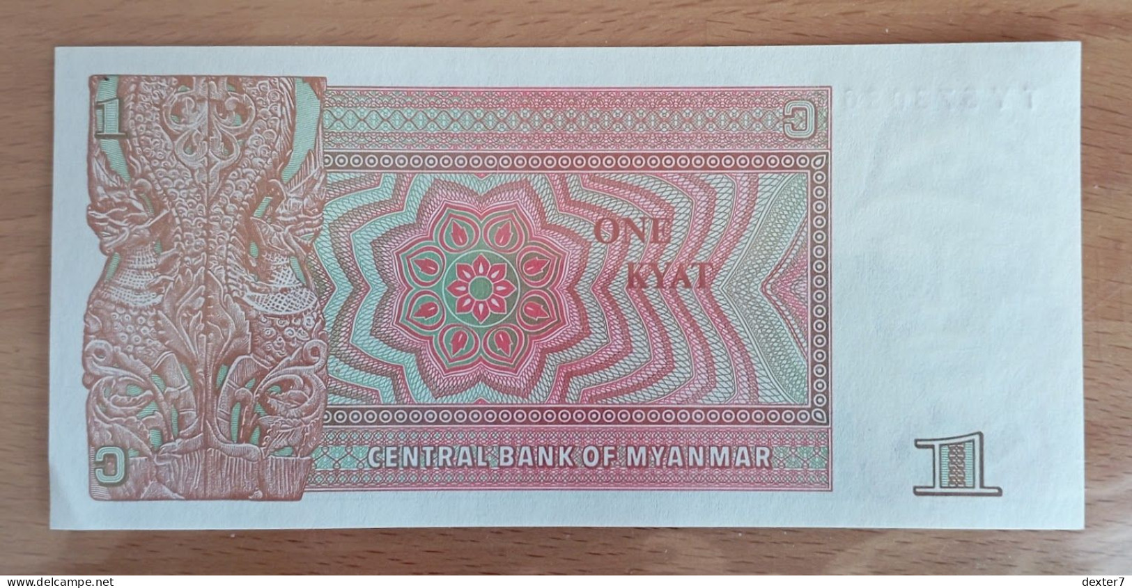 Myanmar 1 Kyat 1990 UNC Birmania - Myanmar