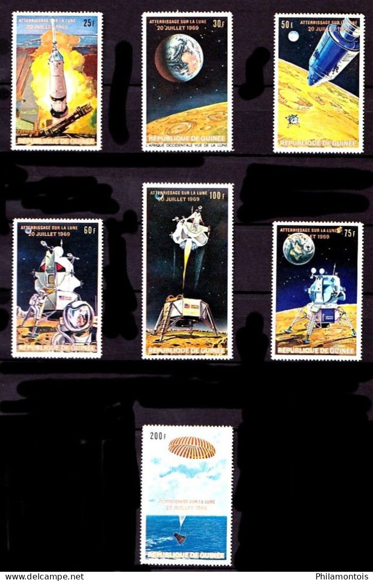 Collection - Thèmes "Homme Sur La Lune Et Conquête De L'espace" - Timbres Neufs N** - Verzamelingen