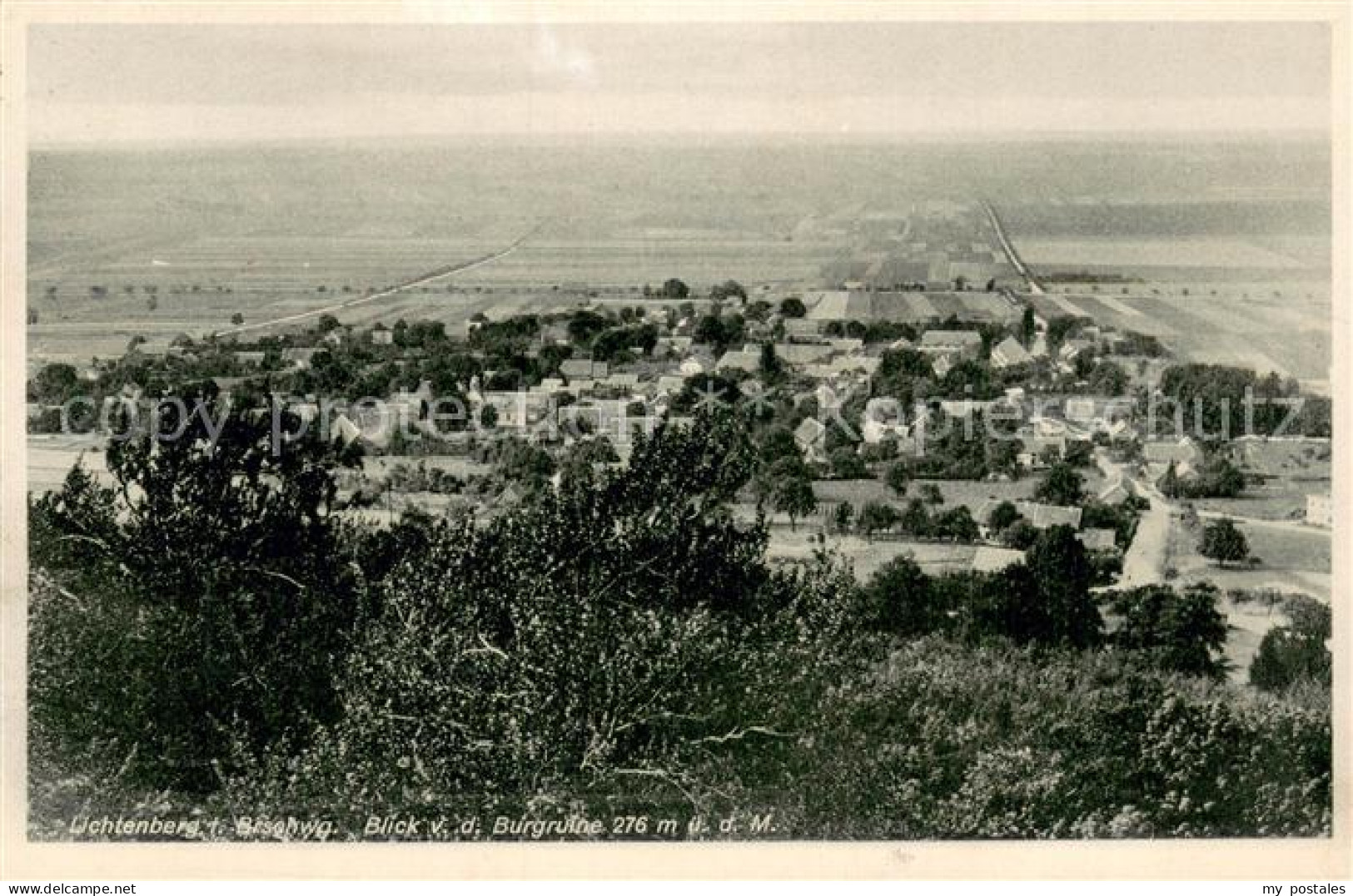 73768408 Lichtenberg Braunschweig Blick V. D. Burgruine Panorama Lichtenberg Bra - Salzgitter