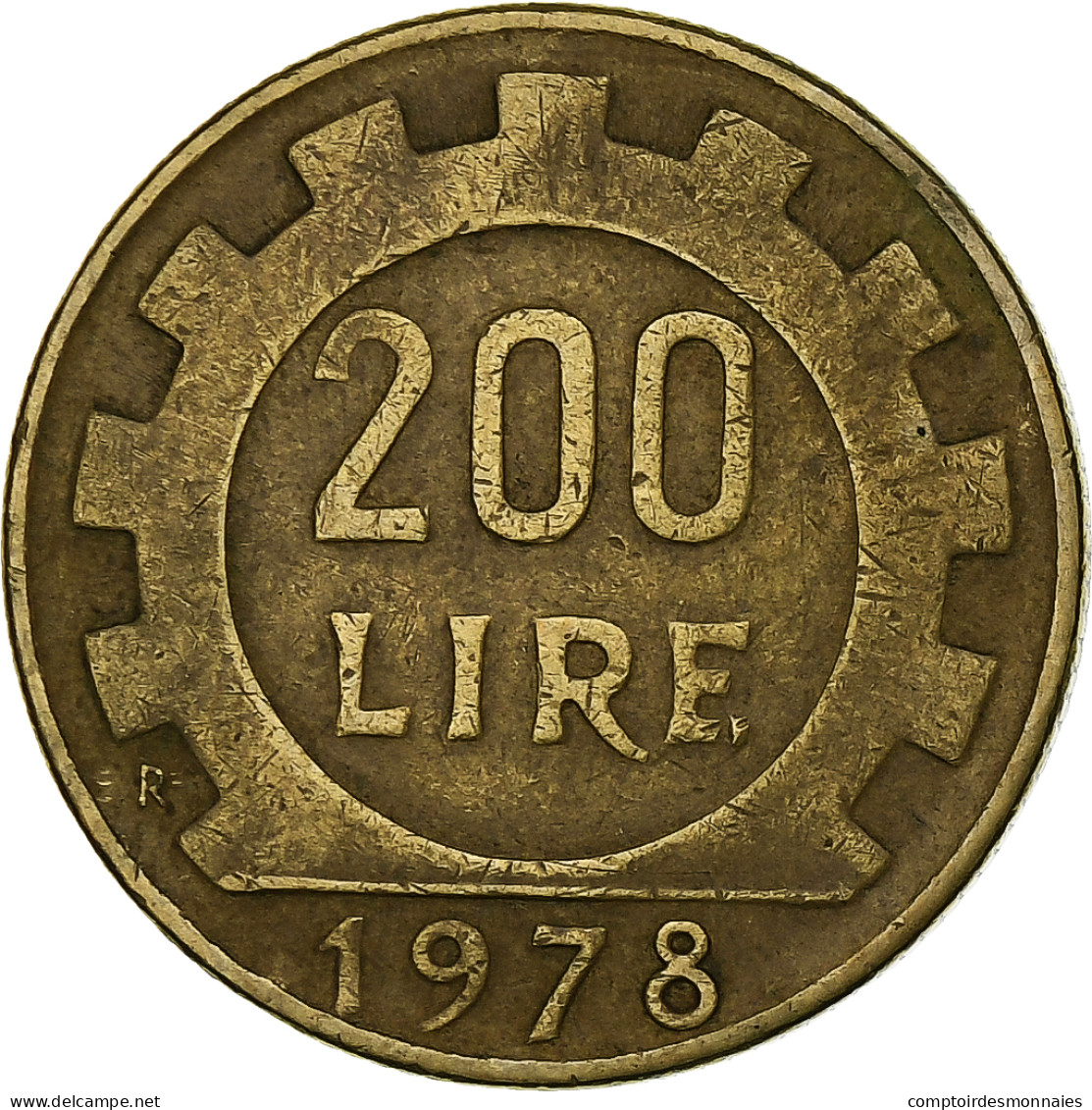 Italie, 200 Lire, 1978, Rome, TB, Bronze-Aluminium, KM:105 - 200 Lire