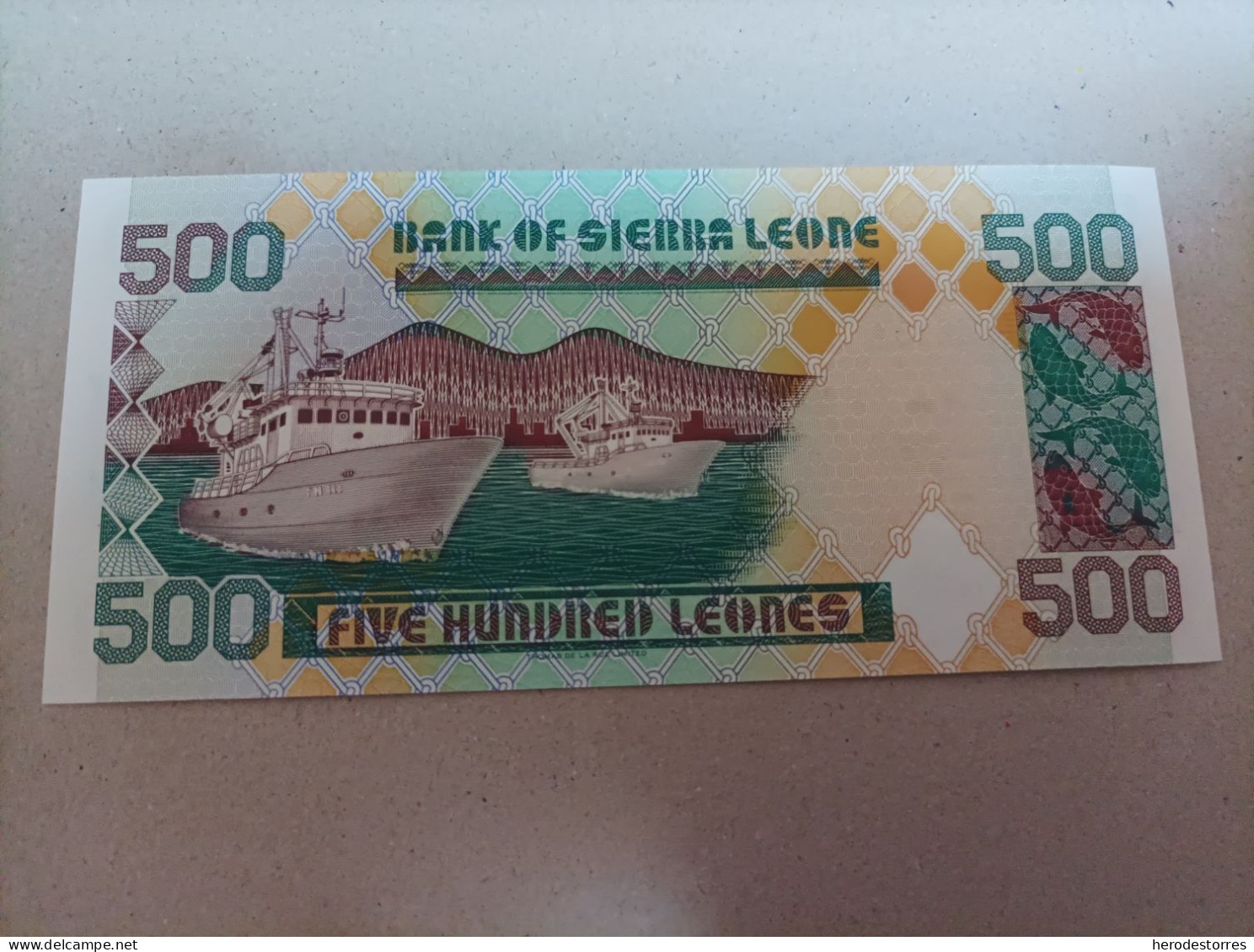 Billete De Sierra Leona De 500 Leones, Año 1998, UNC - Sierra Leone