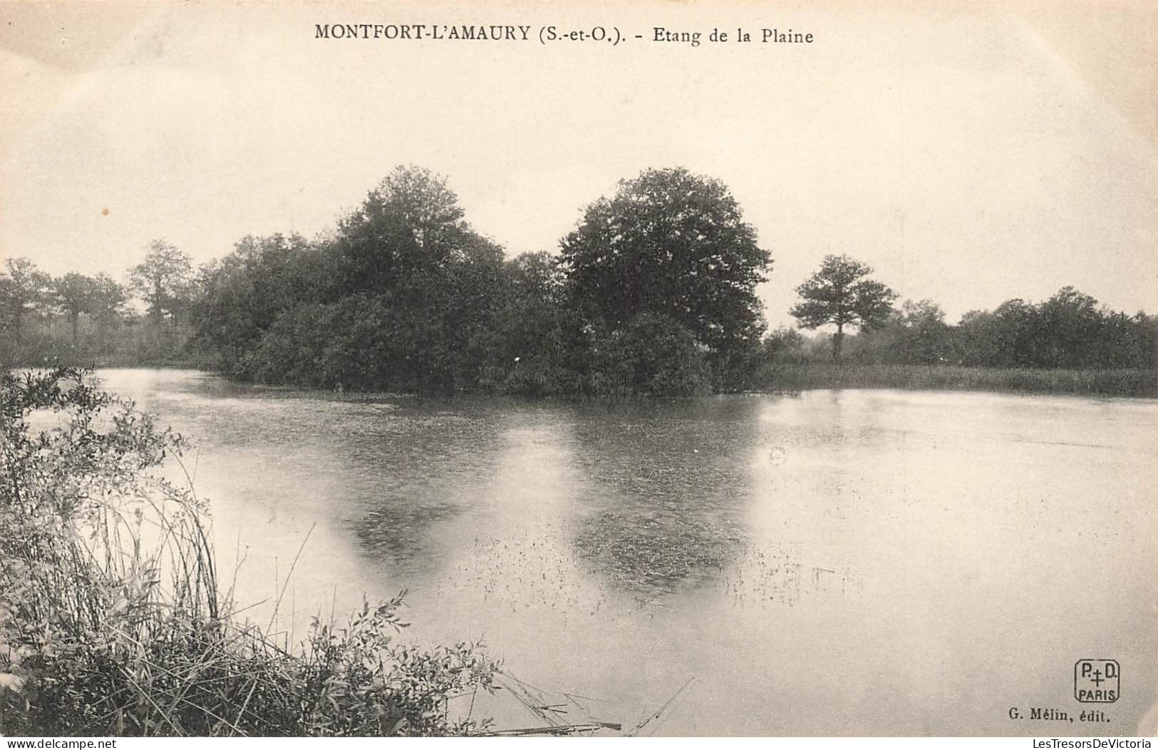 FRANCE - Montfort L'Amaury - Étang De La Plaine - Carte Postale Ancienne - Montfort L'Amaury