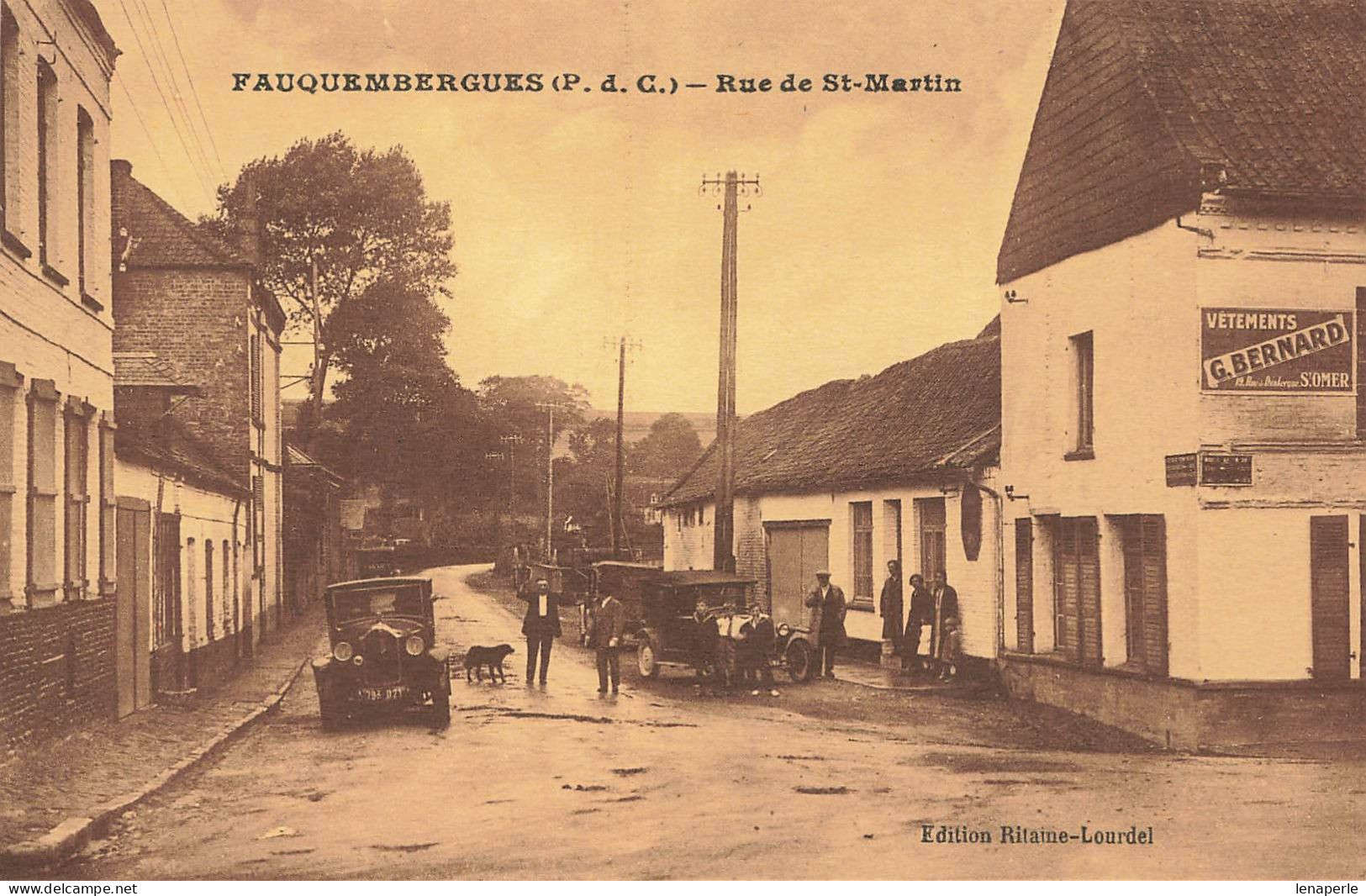 D2936 Fauquembergues Rue De St Martin - Fauquembergues