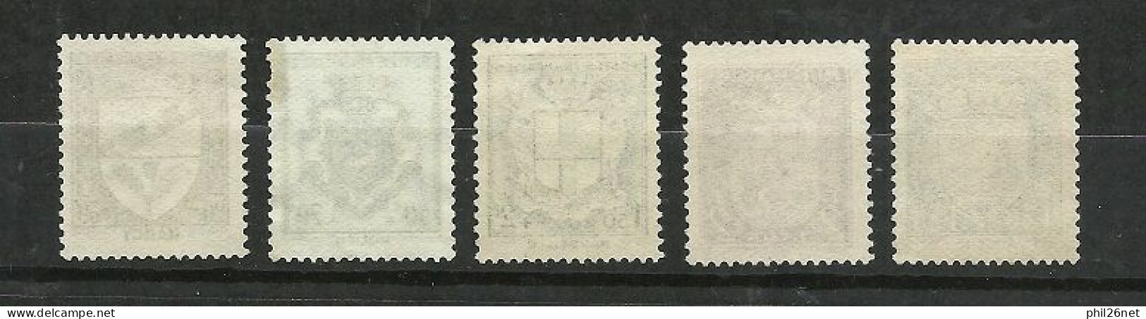 France   N° 526; 528 ; 532 ; 533 Et  558  Blasons   Oblitérés    B /T B  Voir Scans  Soldé  ! ! ! - Used Stamps