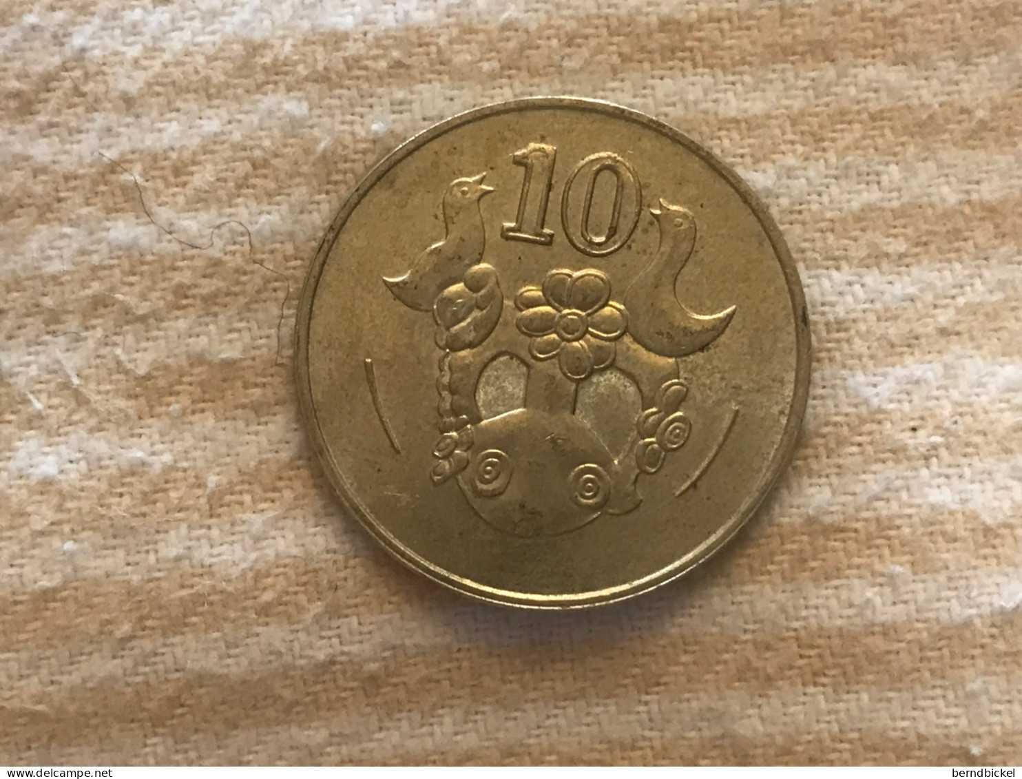 Münze Münzen Umlaufmünze Zypern 10 Cent 2004 - Chypre