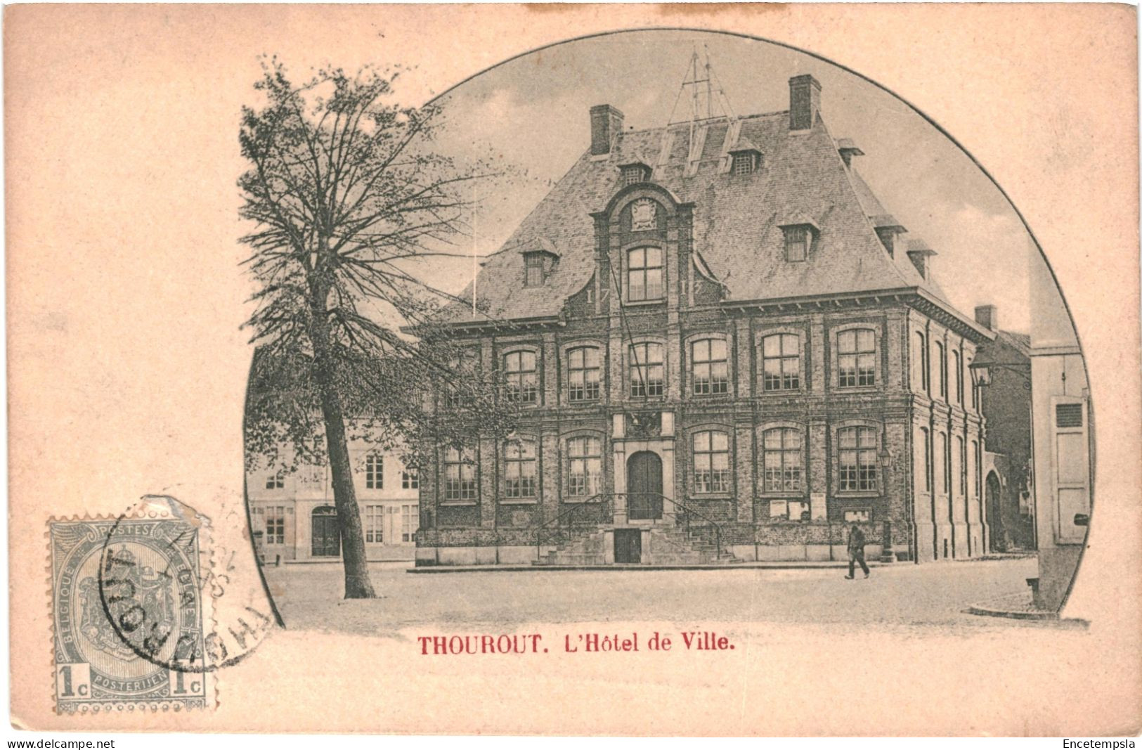 CPA Carte Postale Belgique Thourout  Hôtel De Ville Début 1900 VM76976ok - Torhout