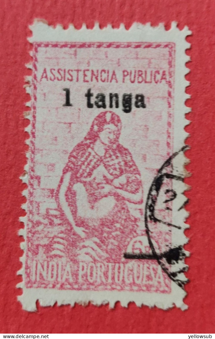 Inde Portugaise : Assistance Publique. 1950 : N 8 Obl. - India Portoghese