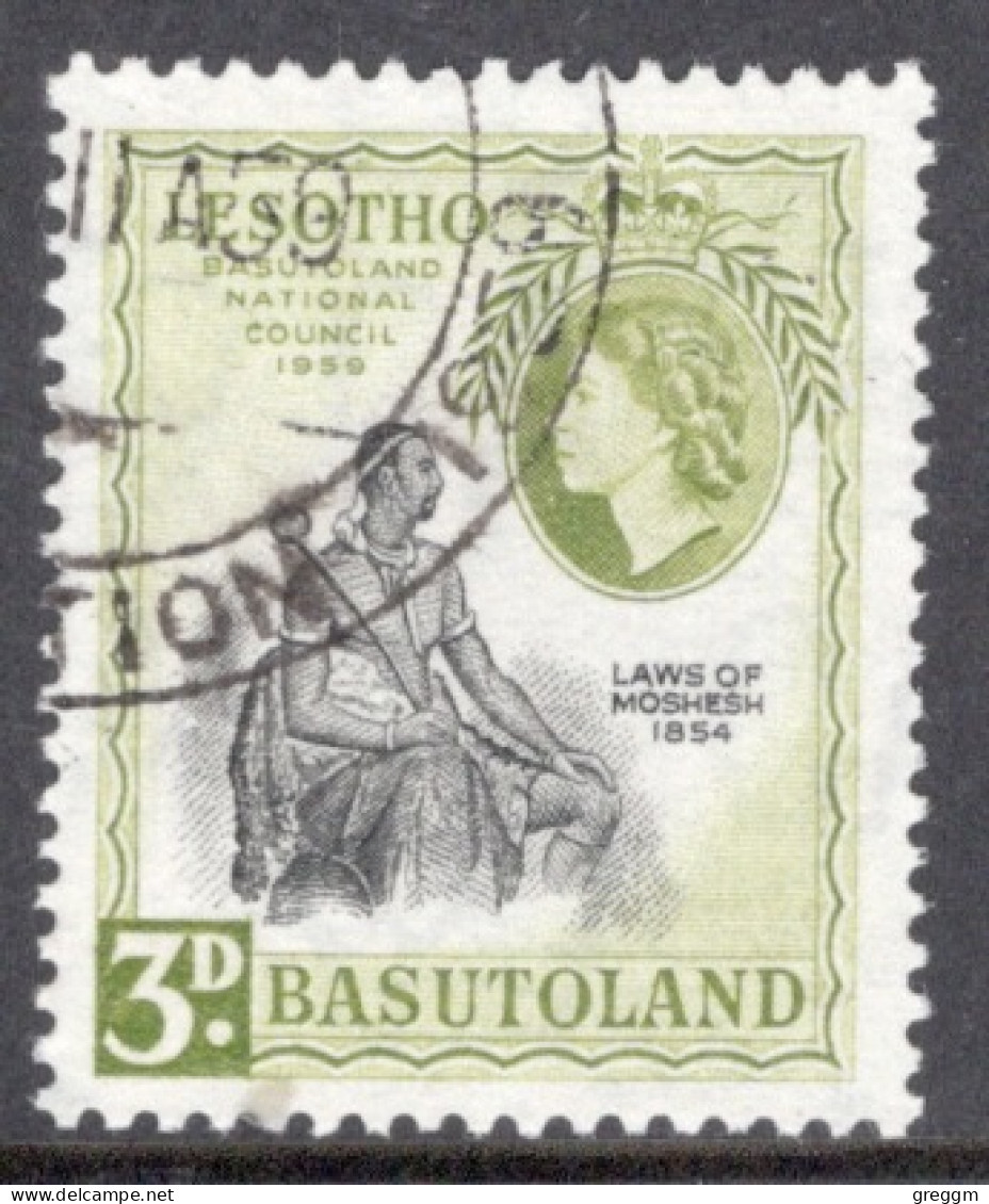 Basutoland 1959 The 50th Anniversary Of Institution Of The Basutoland National Council In Fine Used. - 1933-1964 Kronenkolonie