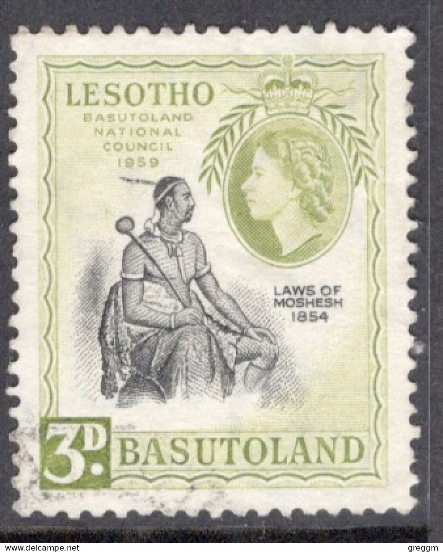 Basutoland 1959 The 50th Anniversary Of Institution Of The Basutoland National Council In Fine Used. - 1933-1964 Kronenkolonie