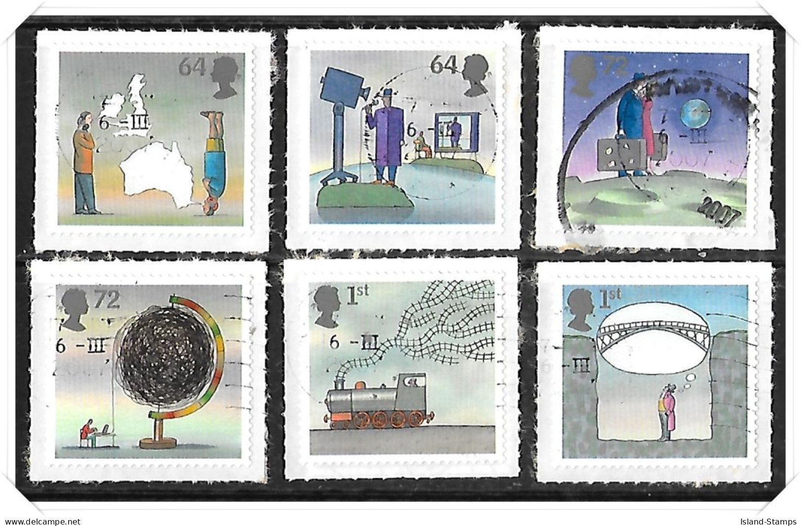 2007 Invention Self-adhesive Used Set HRD2-C - Used Stamps