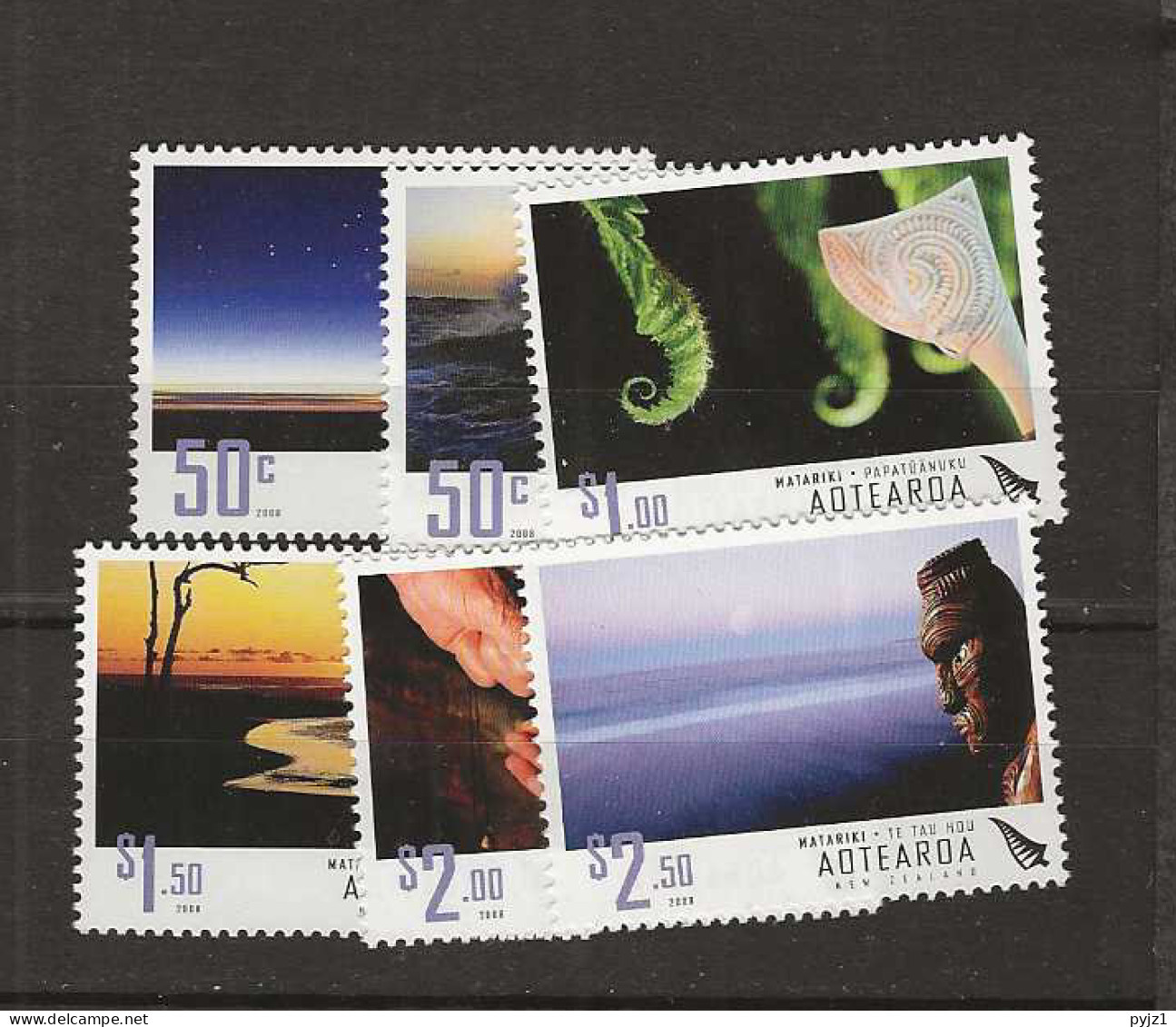 2008 MNH New Zealand Mi 2503-08 Postfris** - Nuovi