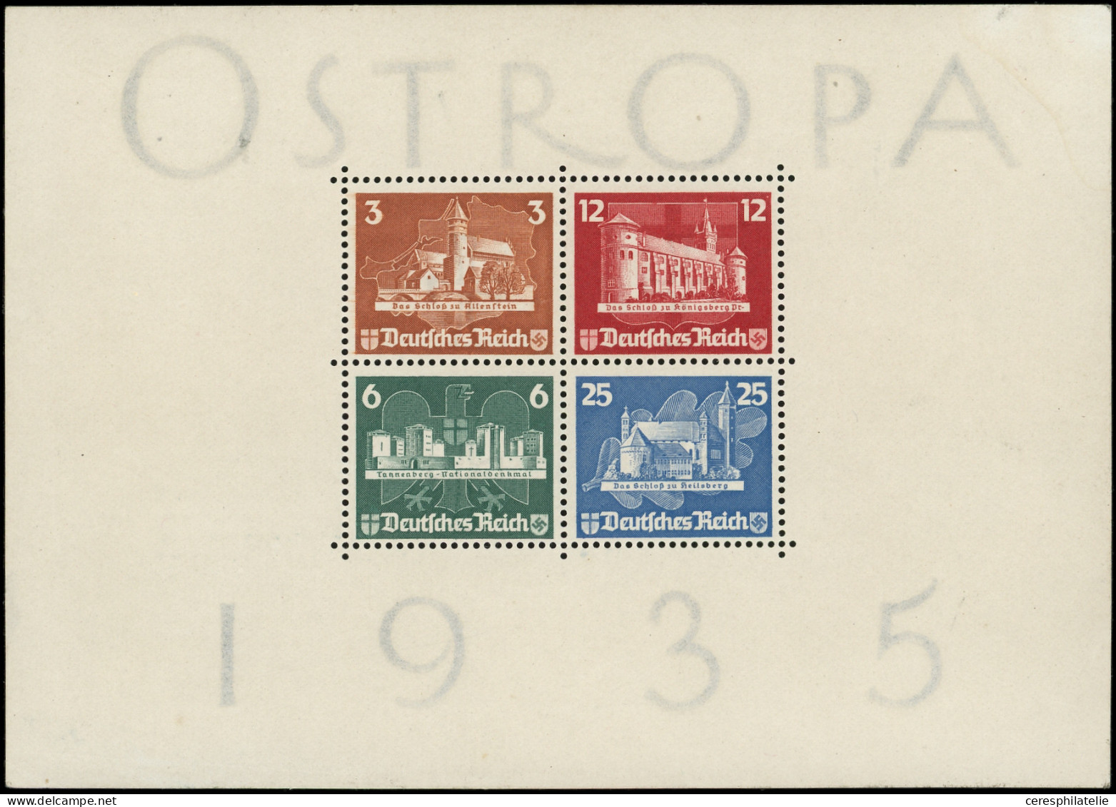(*) EMPIRE BF 3 : OSTROPA 1935, TB - Blocks & Sheetlets