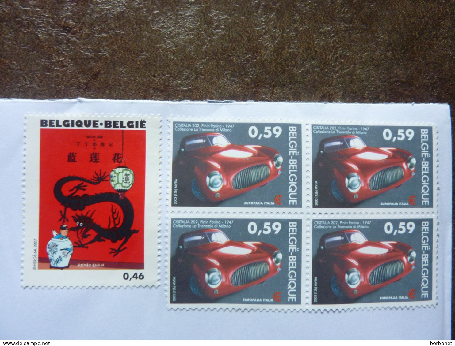 5 Timbres Neufs Sur Lettre Pour Récupération (2,82€) Pour Courrier - 2013-... Roi Philippe