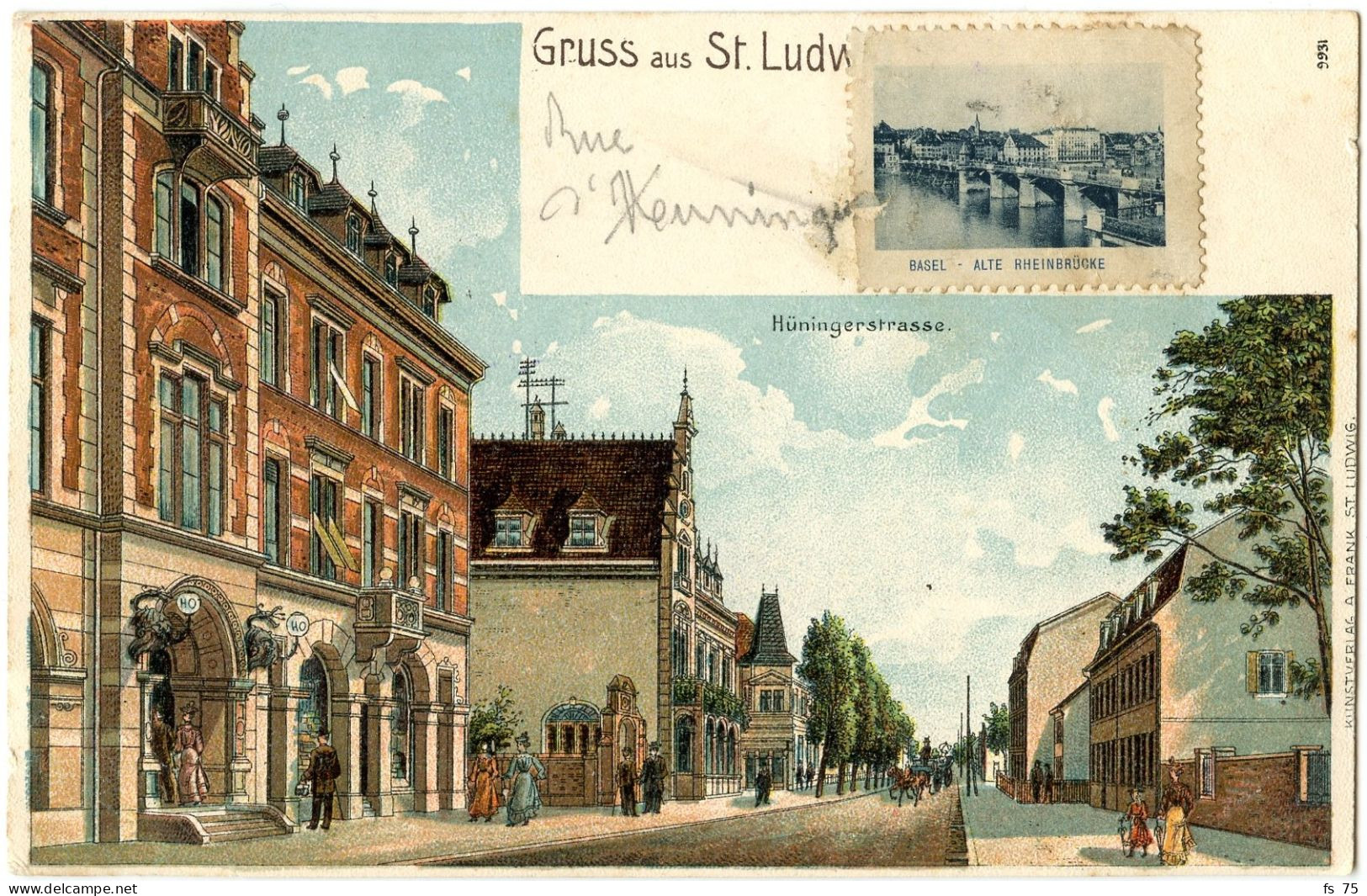 68 - HAUT RHIN - SAINT LOUIS - 5 CARTES - Saint Louis