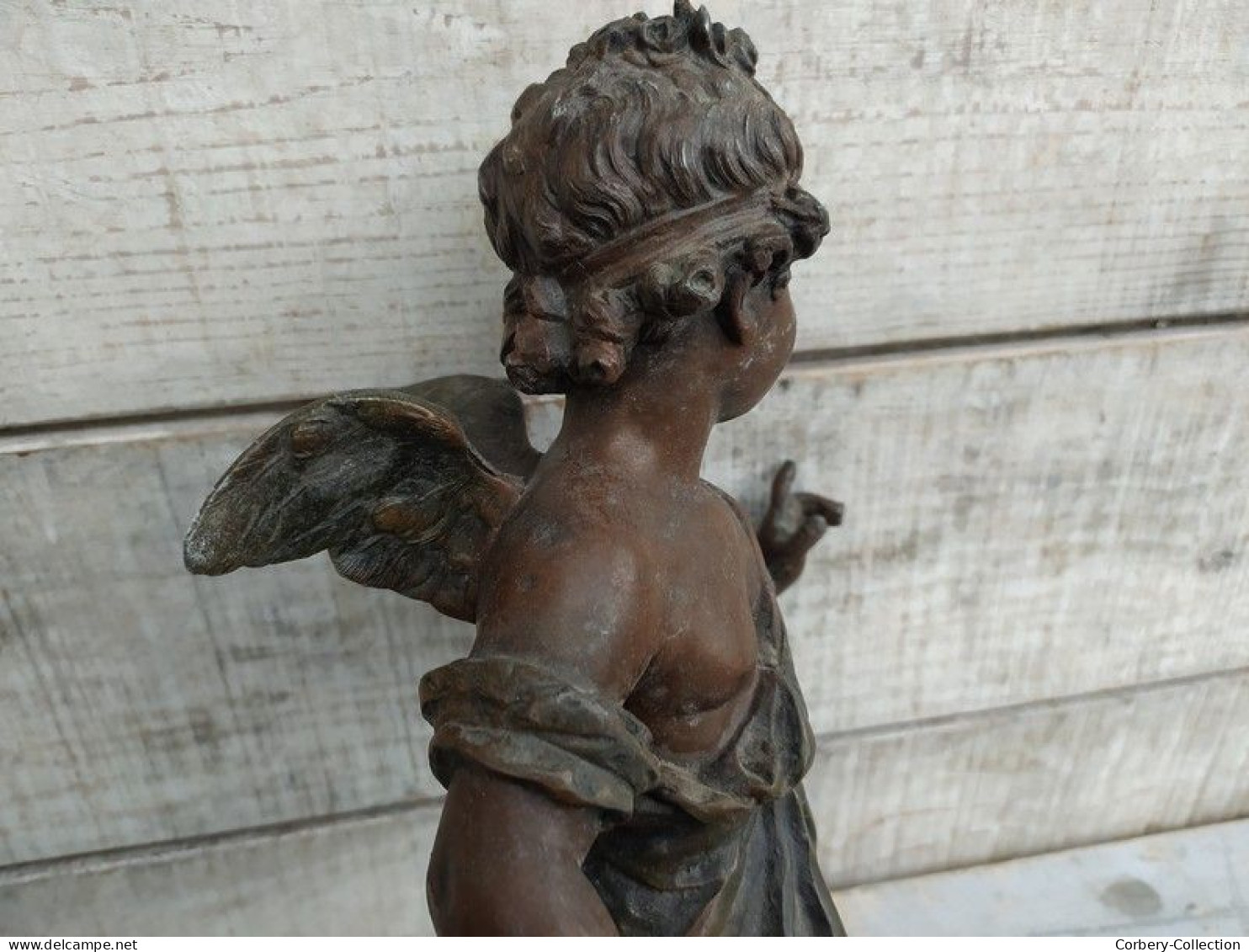 Statue Ange Cupidon Sujet de Pendule Angelot Régule