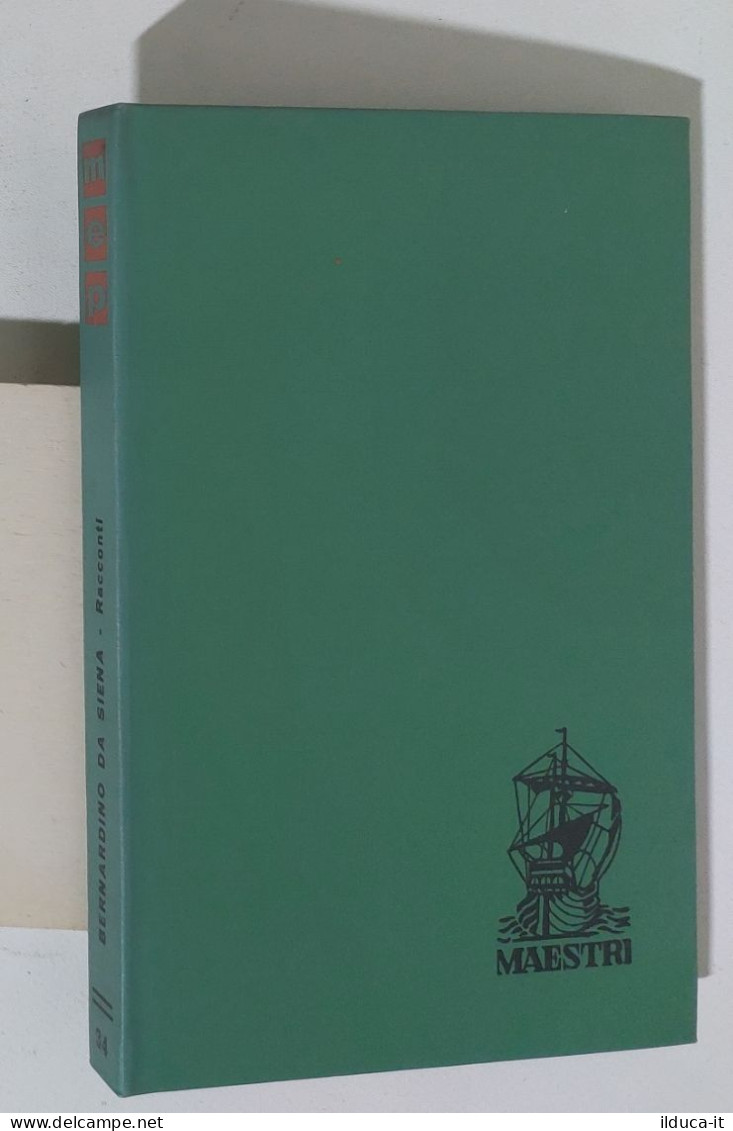 47121 Maestri N. 34 - Bernardino Da Siena - Racconti - Ed. Paoline 1963 - Klassik