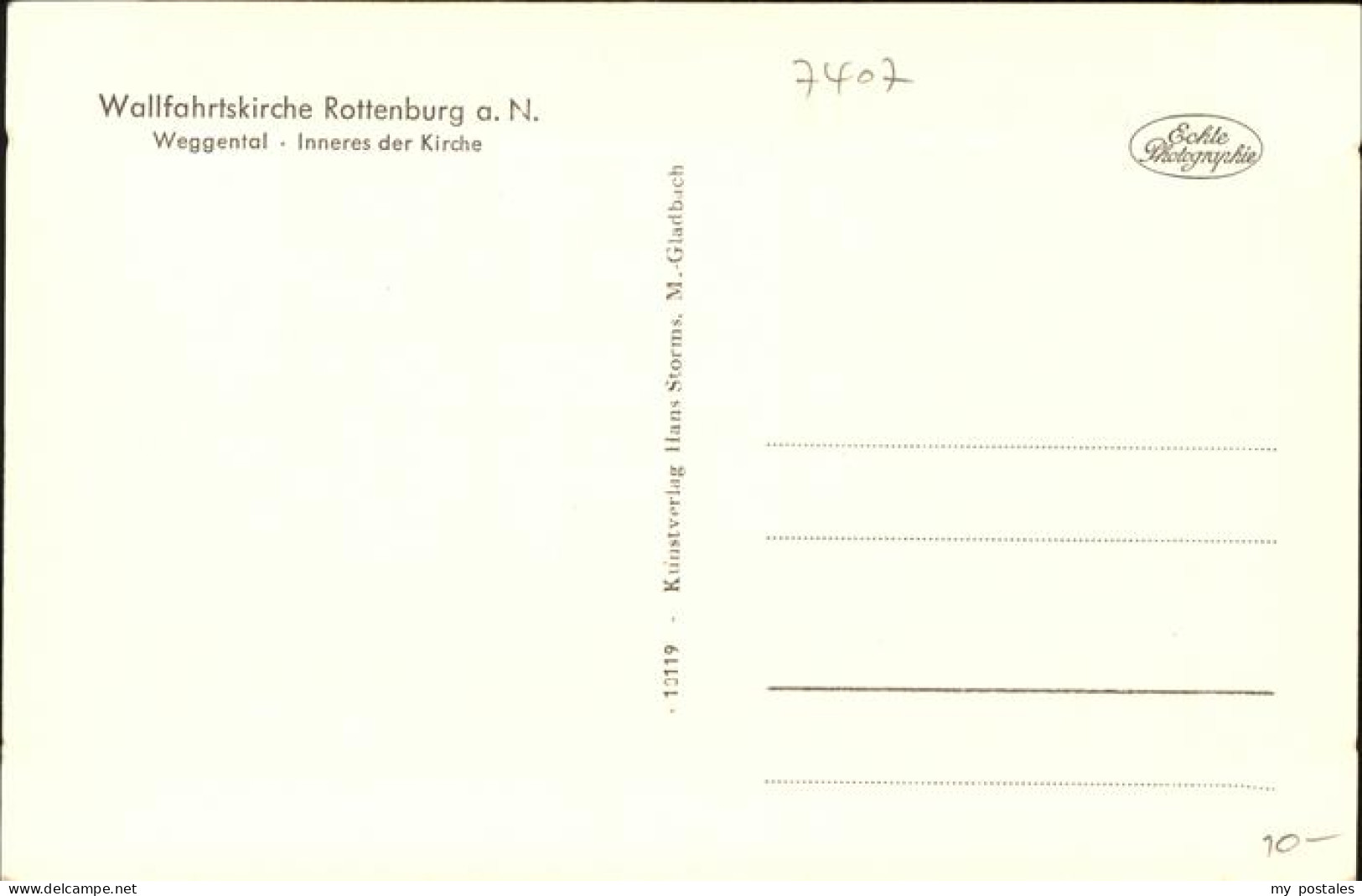 41218425 Rottenburg Neckar Weggental Inneres Der Kirche Rottenburg - Rottenburg