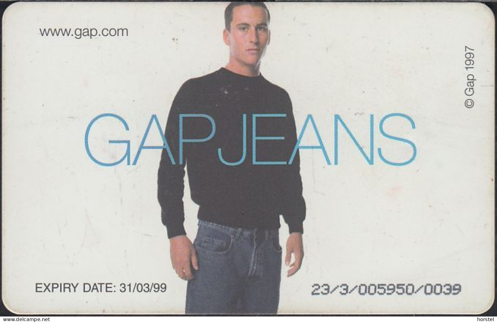 UK - British Telecom Chip PUB072  - £5  GAP Jeans - Woman - Man - GPT2 - BT Promotional