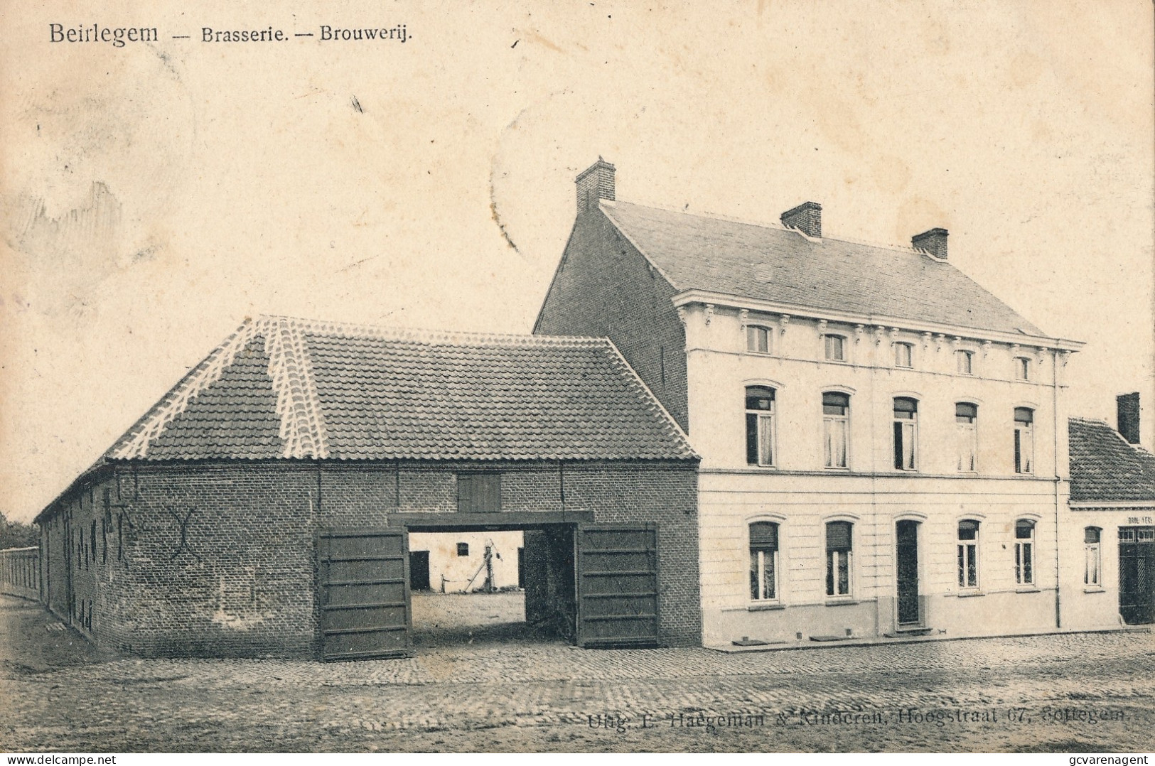 BEIRLEGEM  BRASSERIE  BROUWERIJ   2 SCANS - Zwalm