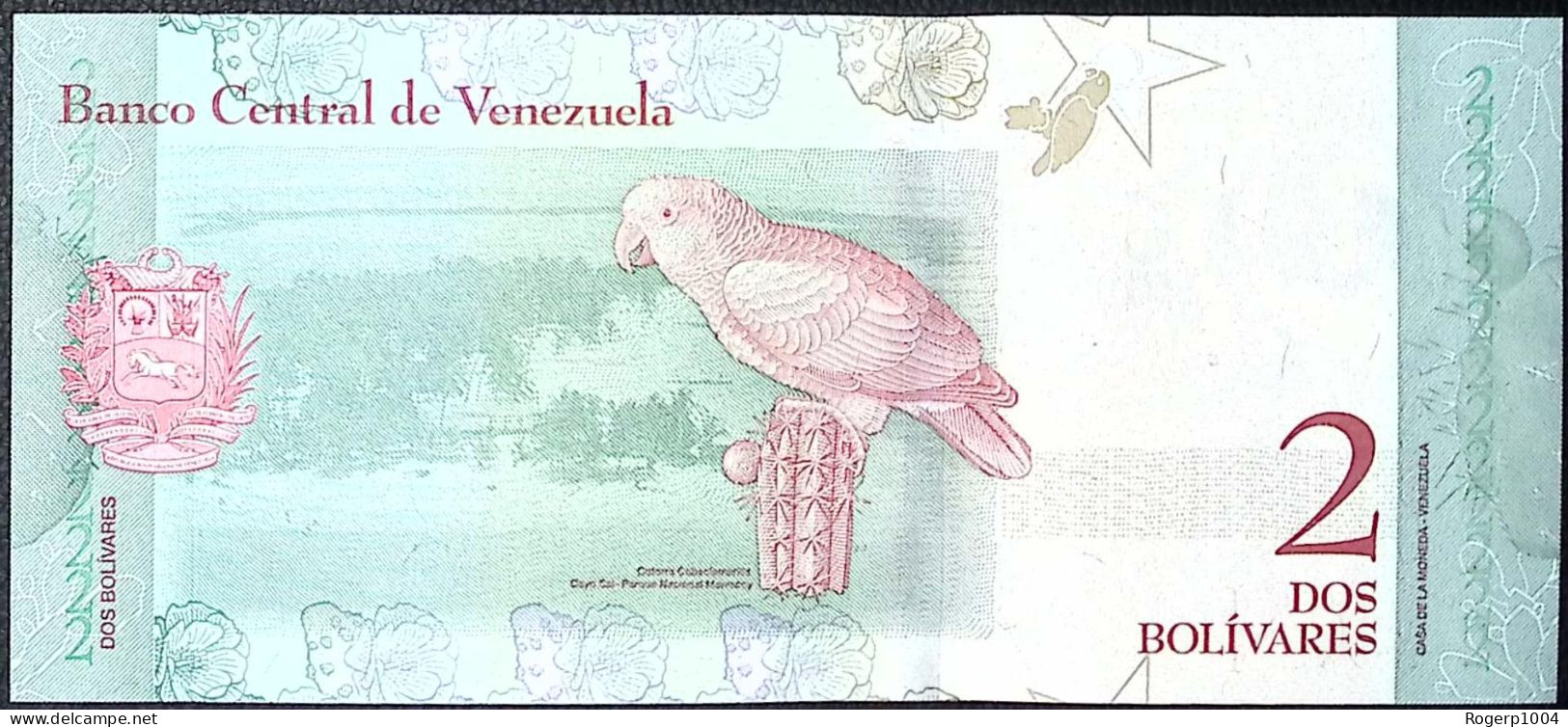 VENEZUELA * 2 Bolivares * Date 15/01/2018 * Etat/Grade NEUF/UNC * - Venezuela