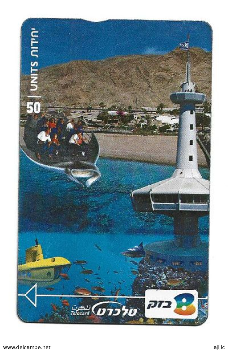 The Underwater Observatory Marine Park. Eilat.  Telef.card - Israel