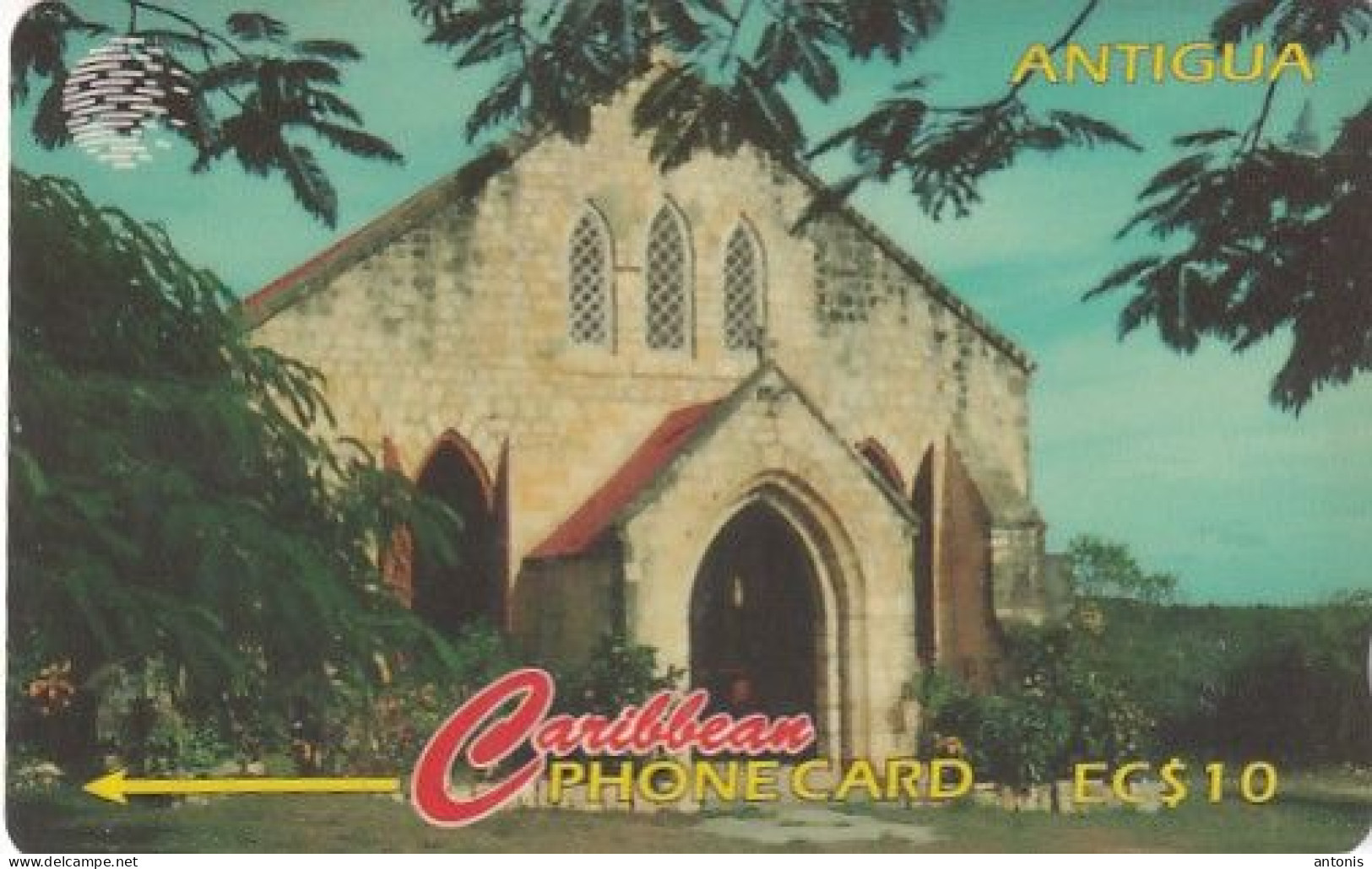 ANTIGUA & BARBUDA(GPT) - Gilberts Memorial Methodist, CN : 18CATC/B, Tirage %30000, Used - Antigua And Barbuda