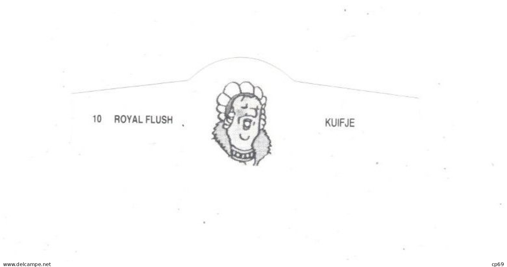 10) Bague De Cigare Série Tintin Blanche Royal Flush Kuifje Bianca Castafiore En Superbe.Etat - Advertisement