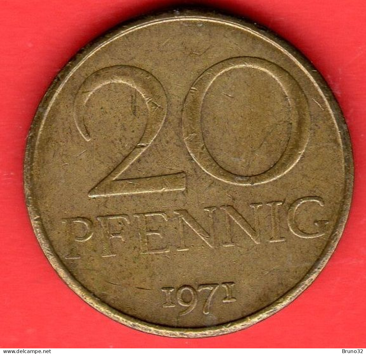 RDA - DDR - Germany - 1971 - 20 Pfennig - BB/VF - Come Da Foto - 20 Pfennig